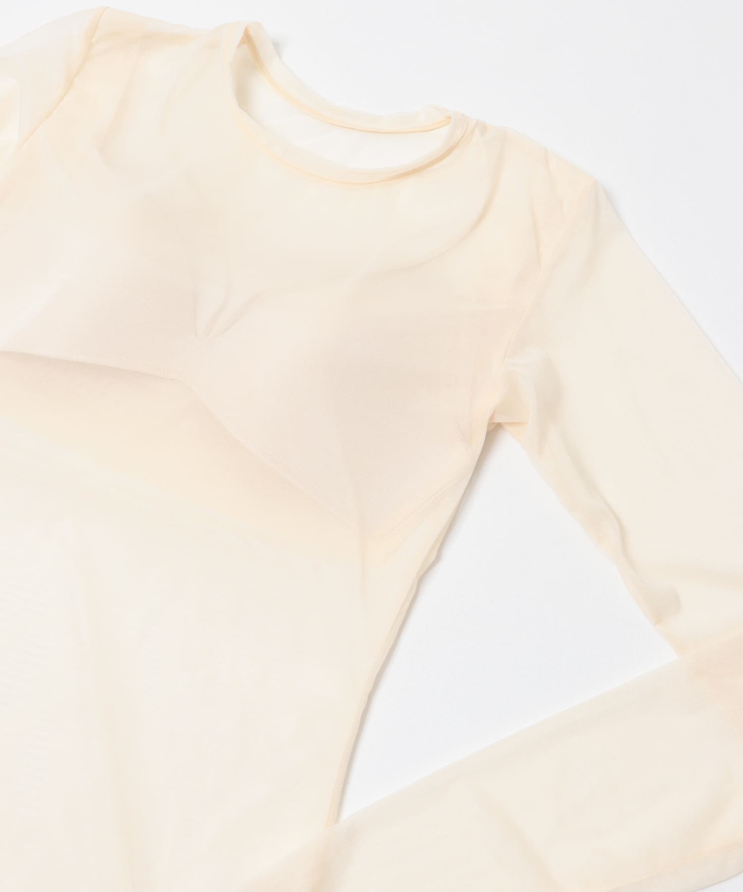 NICENICE MOMENT　MESH LS SHELL BEIGE 1