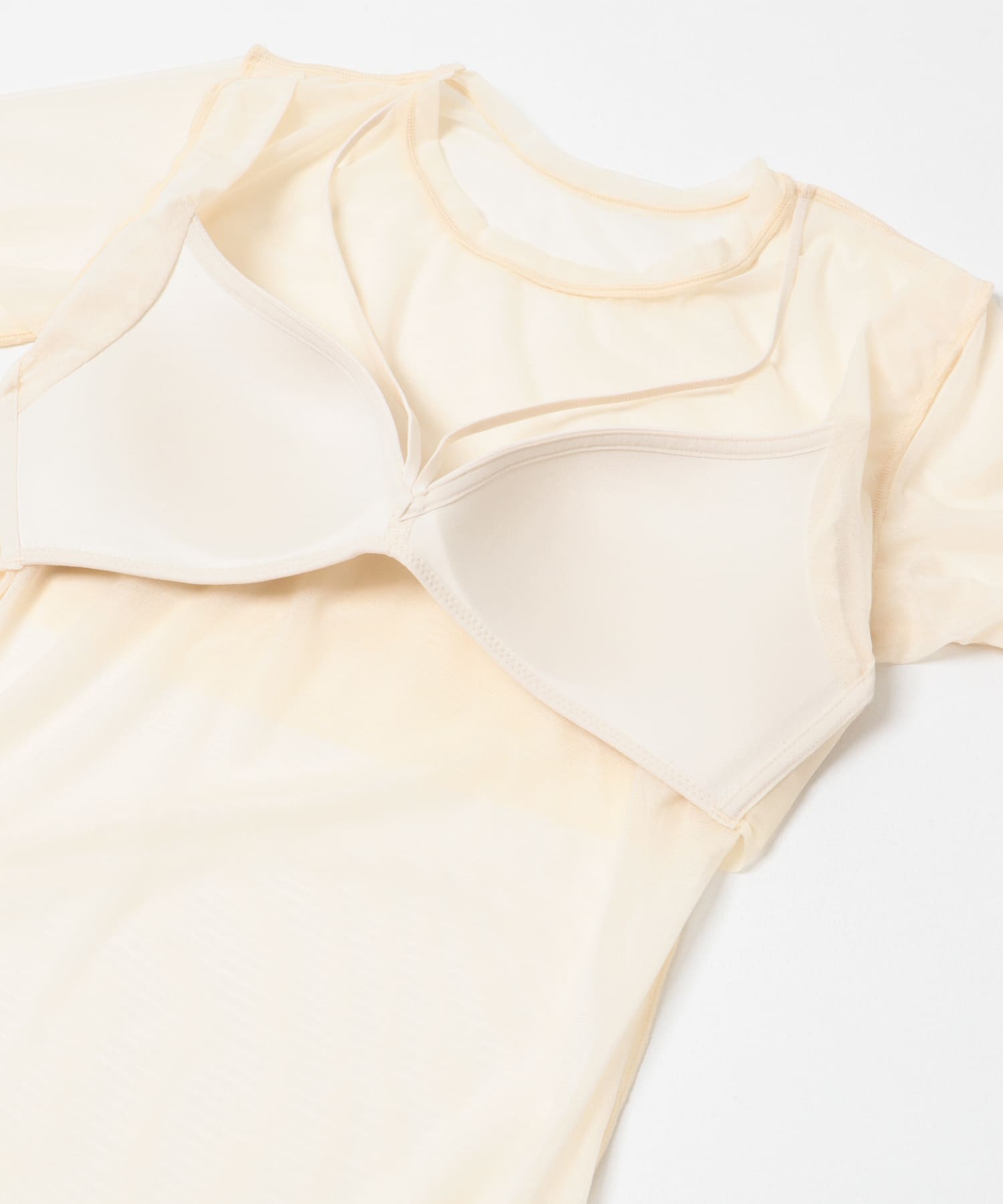 NICENICE MOMENT　MESH LS SHELL BEIGE 1