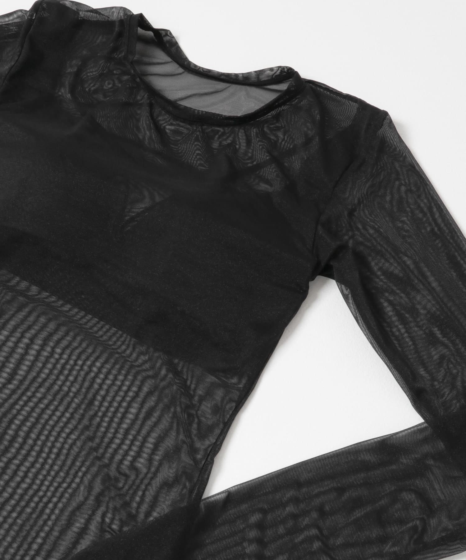 NICENICE MOMENT　MESH LS SHELL BLACK 2