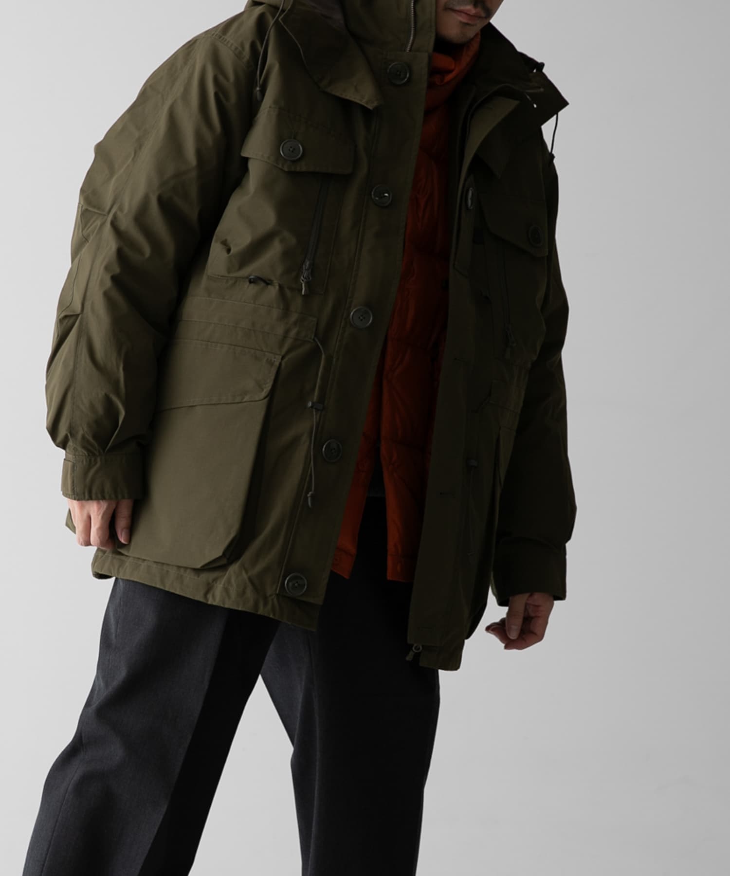 model身長：174cm 着用サイズ：L