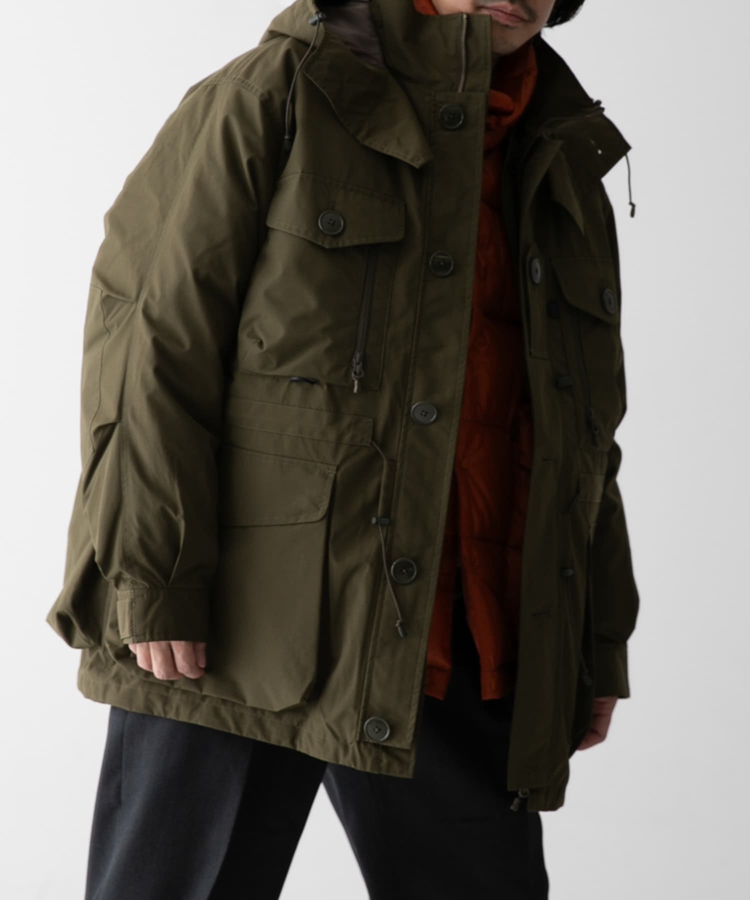 model身長：174cm 着用サイズ：L