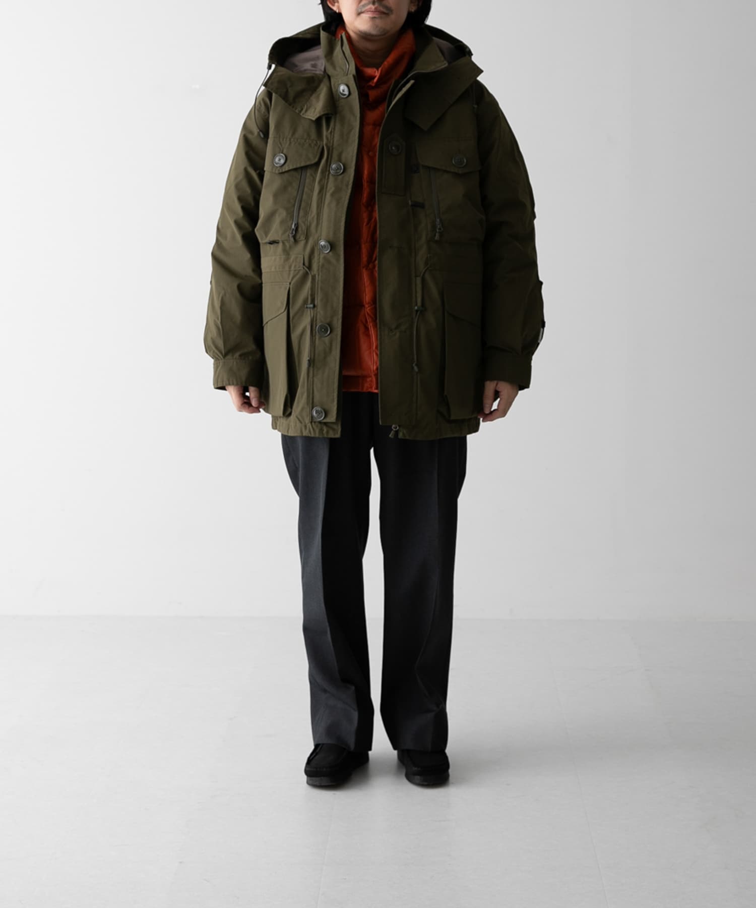 model身長：174cm 着用サイズ：L