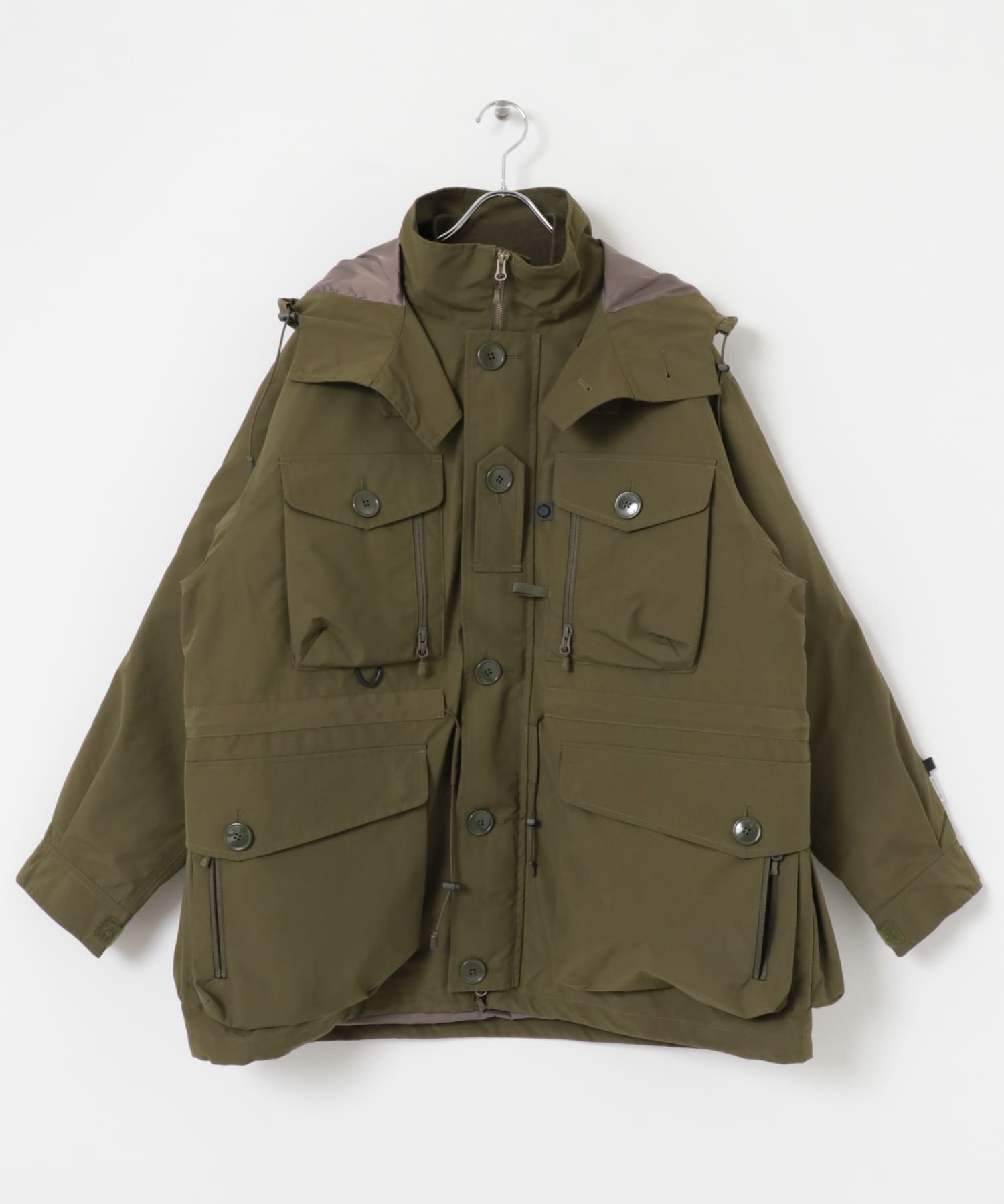 DAIWA PIER39　TECH MIL CANADIAN DOWN PARKA MILITARY O M