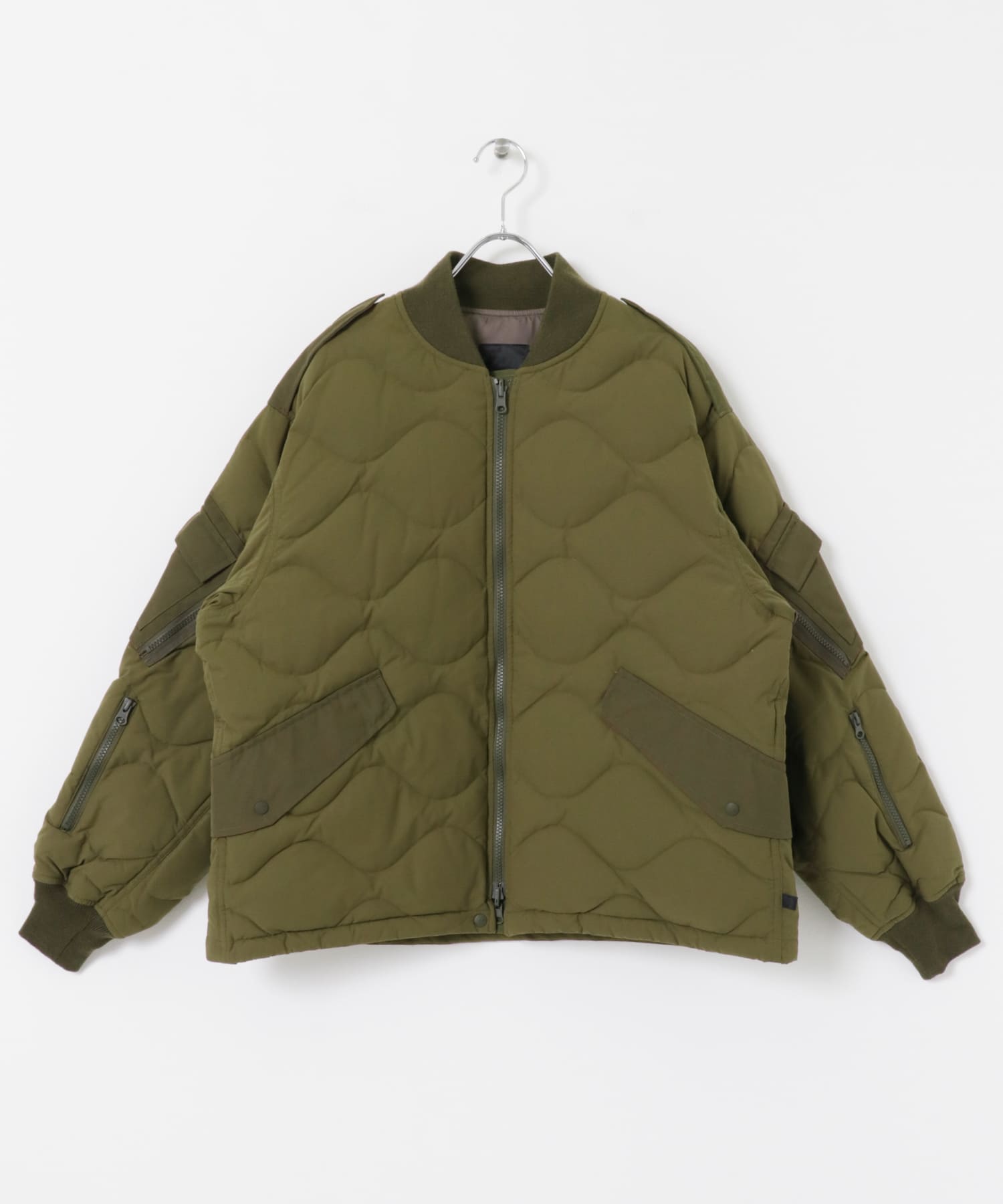 DAIWA PIER39　TECH MIL CANADIAN DOWN PARKA MILITARY O M