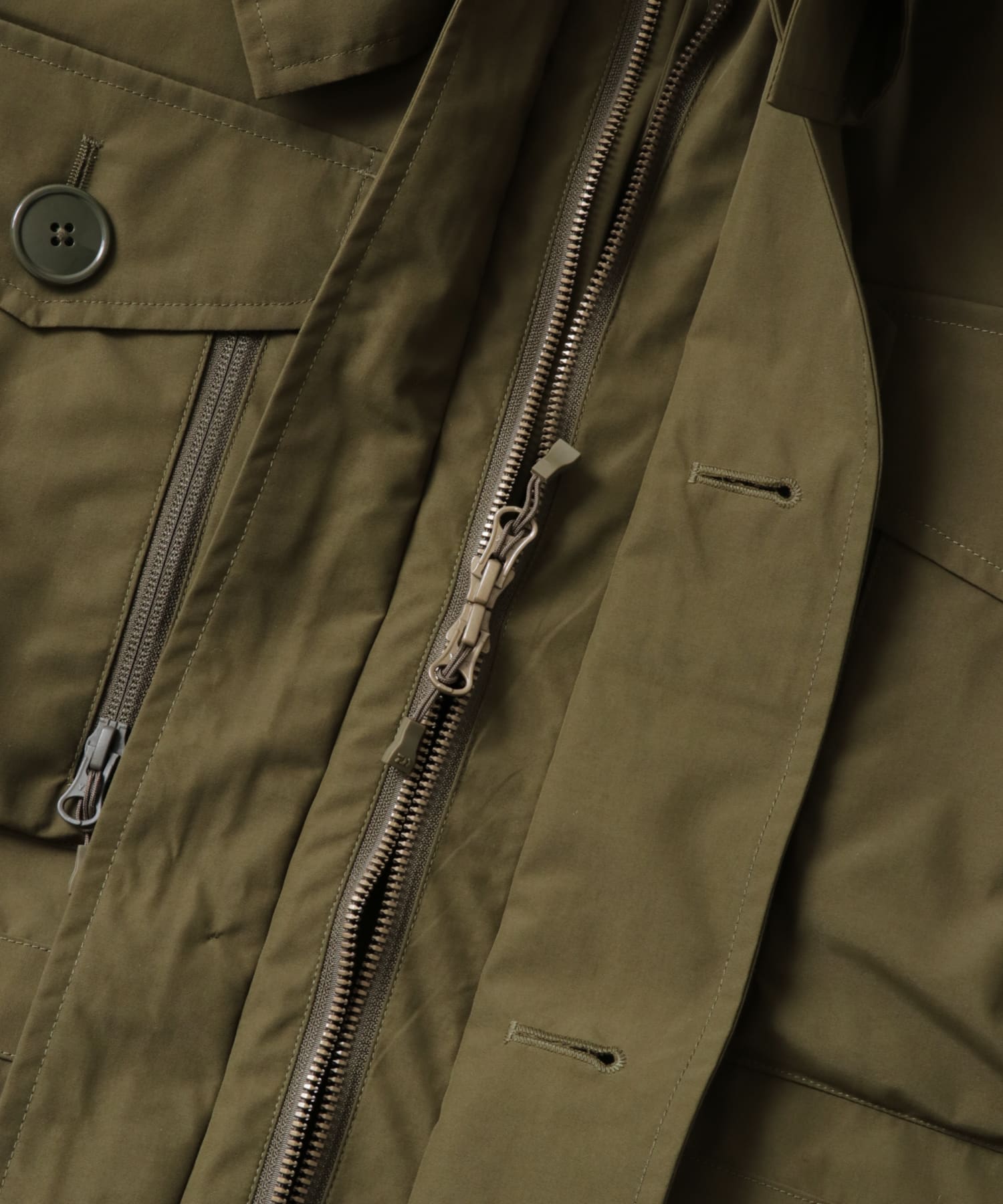 DAIWA PIER39　TECH MIL CANADIAN DOWN PARKA MILITARY O M
