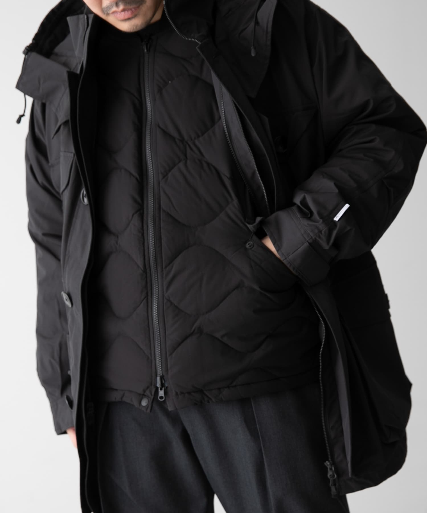 model身長：174cm 着用サイズ：L