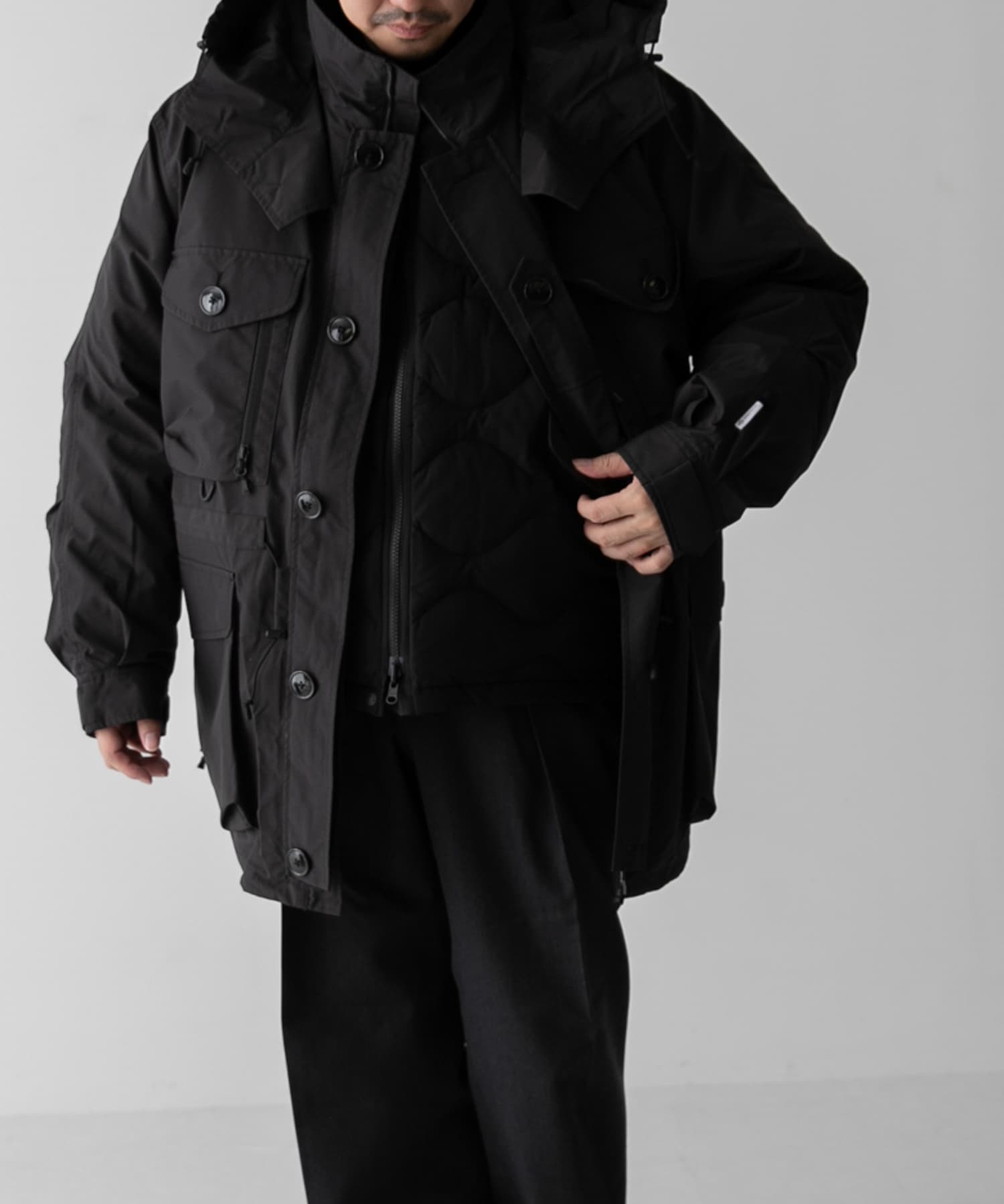 model身長：174cm 着用サイズ：L