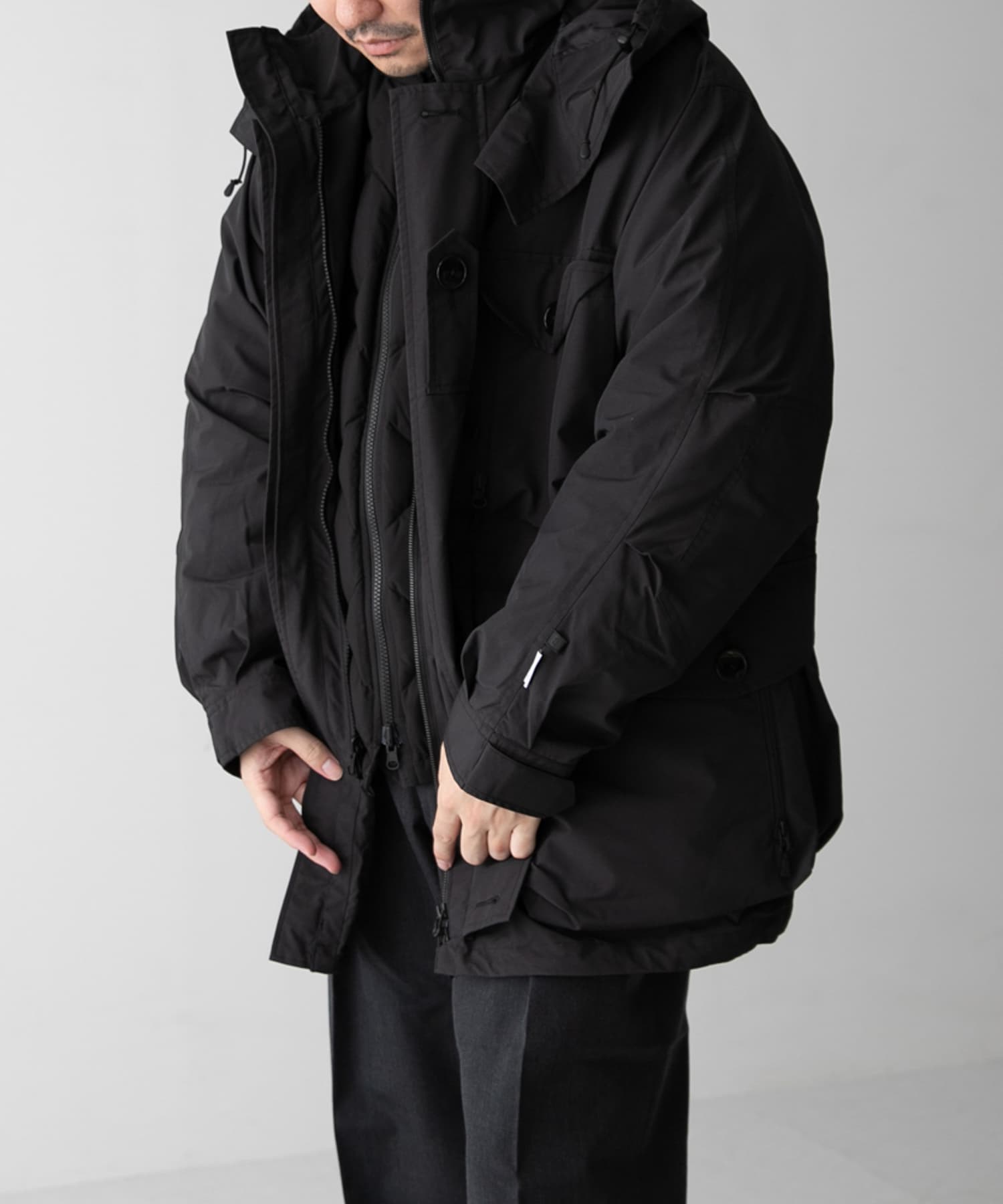 model身長：174cm 着用サイズ：L