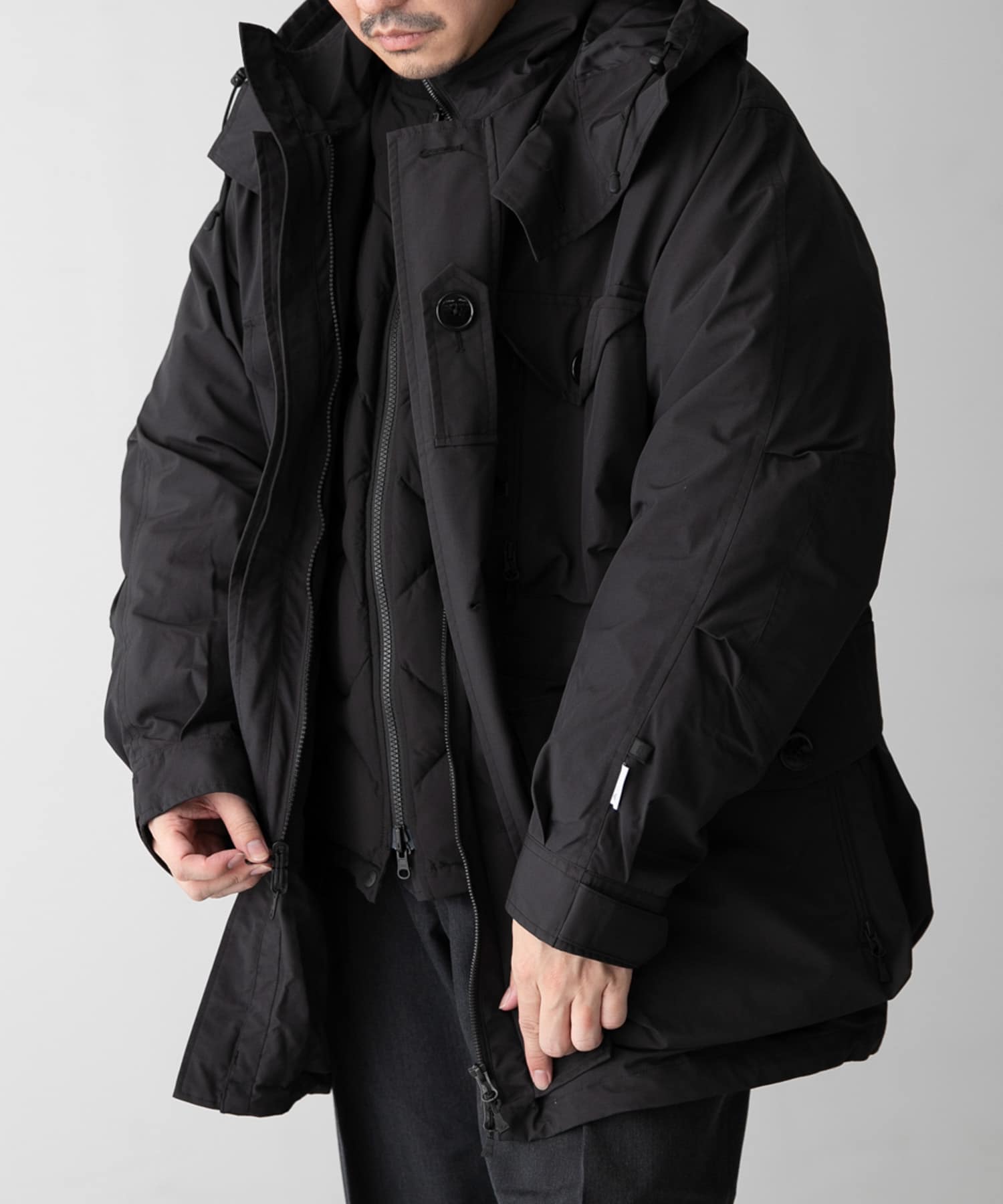 model身長：174cm 着用サイズ：L