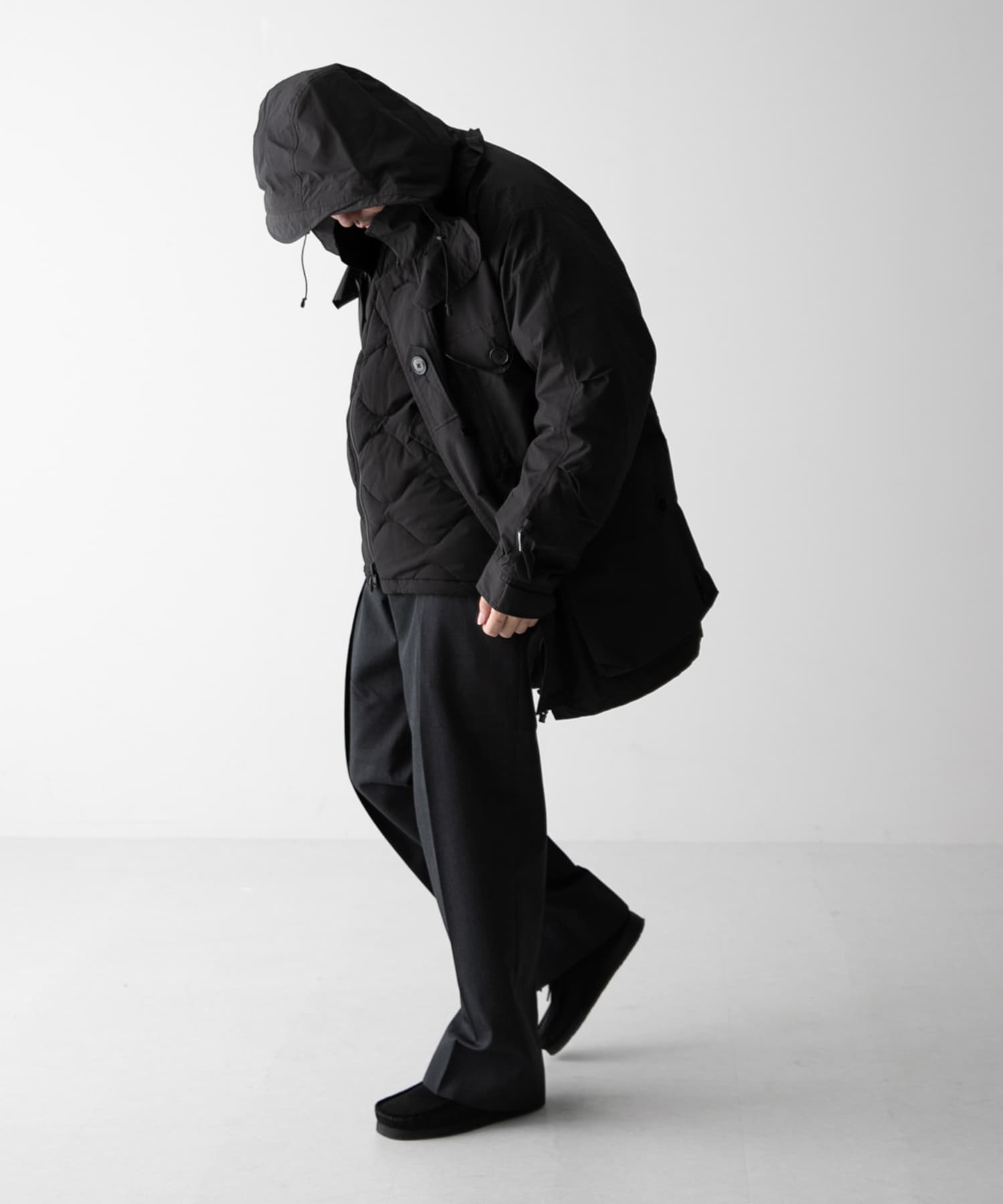 model身長：174cm 着用サイズ：L