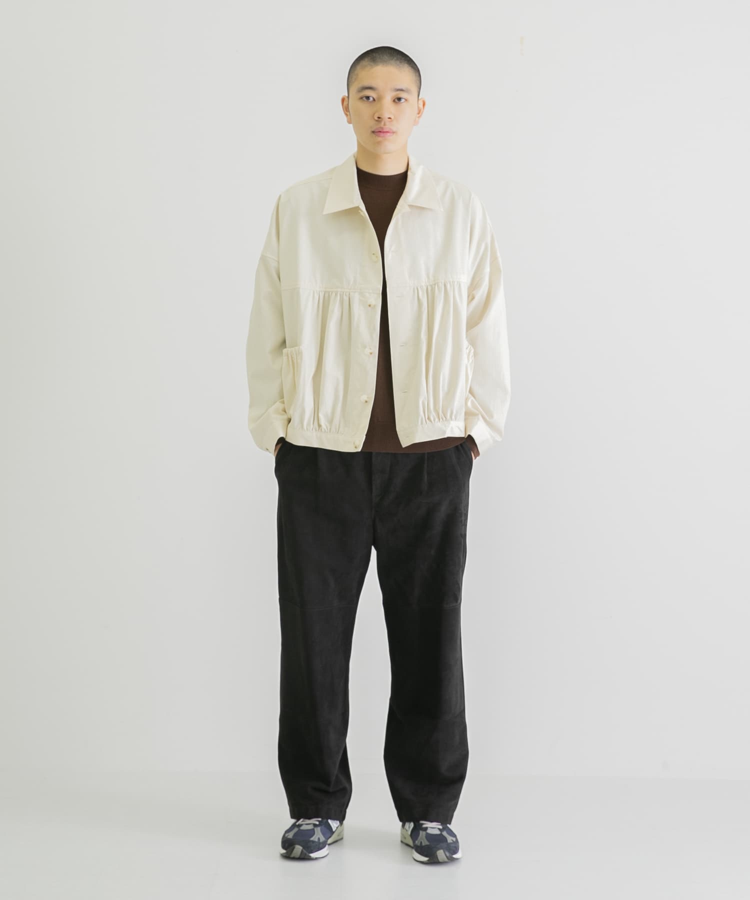 model身長：177cm　着用サイズ：46