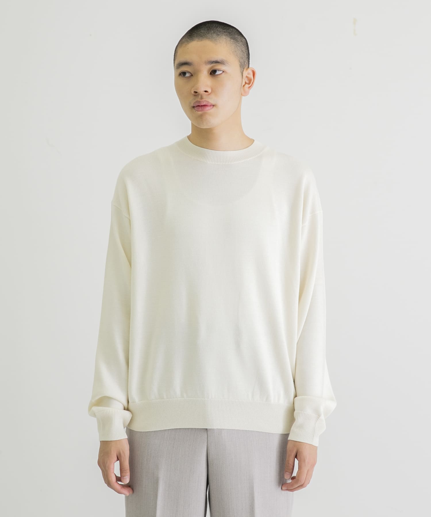 model身長：177cm　着用サイズ：46