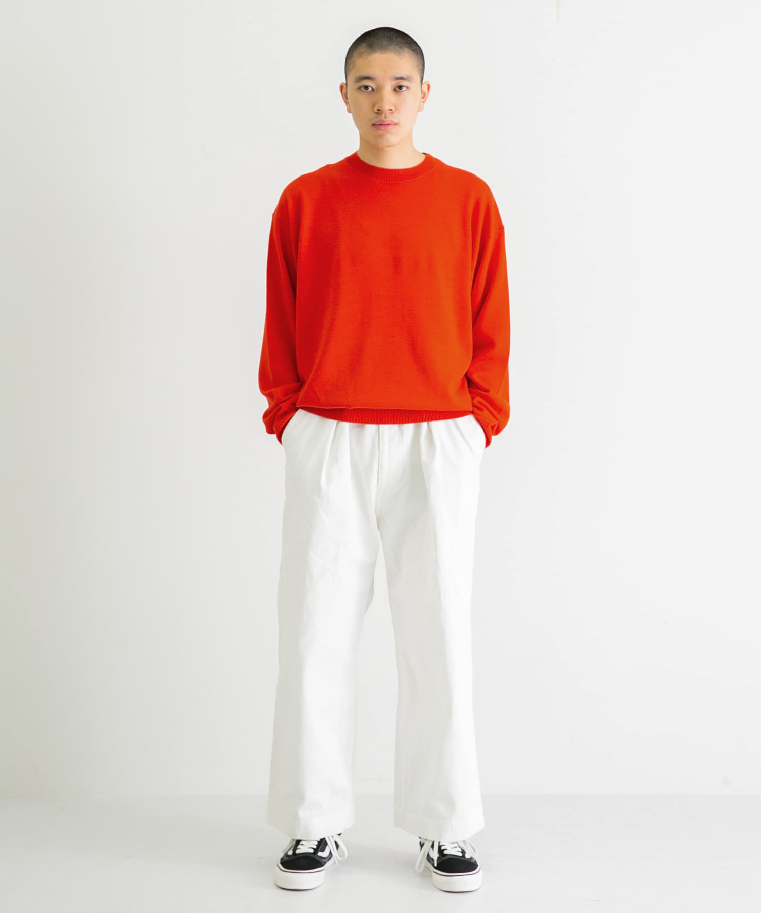 model身長：177cm　着用サイズ：46