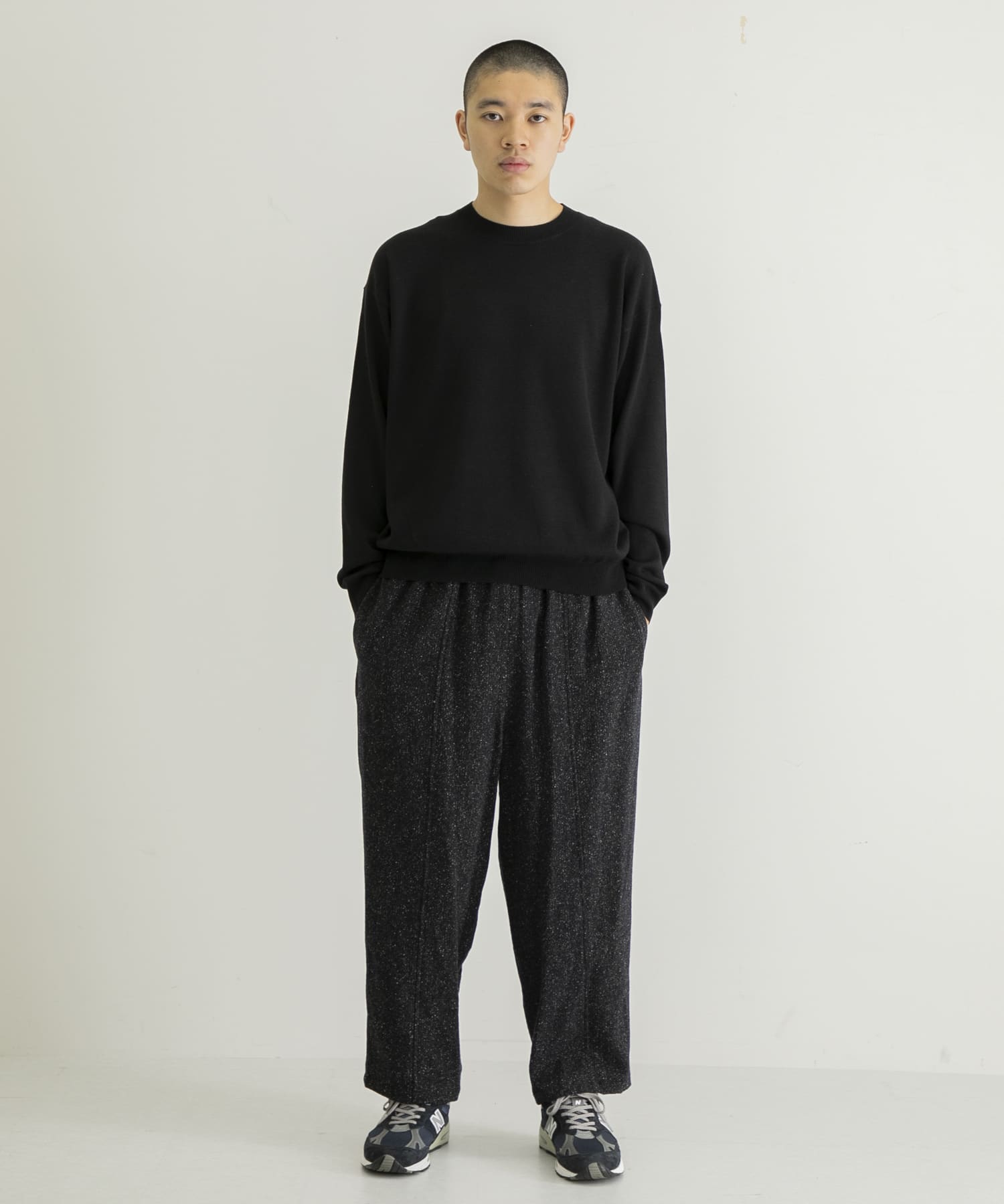 model身長：177cm　着用サイズ：46