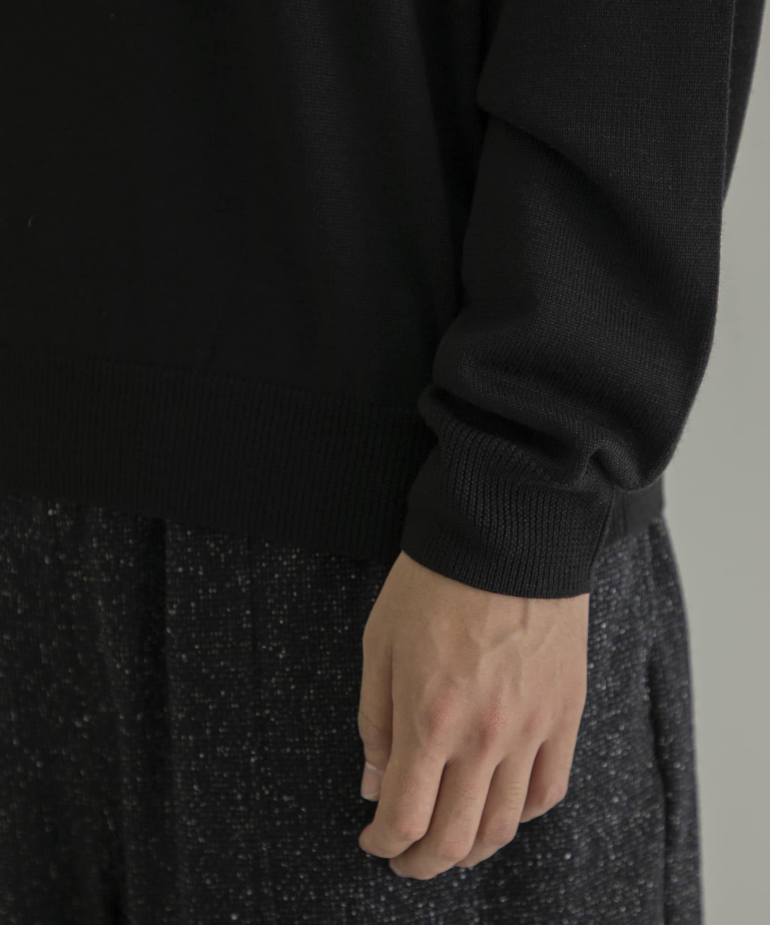 model身長：177cm　着用サイズ：46