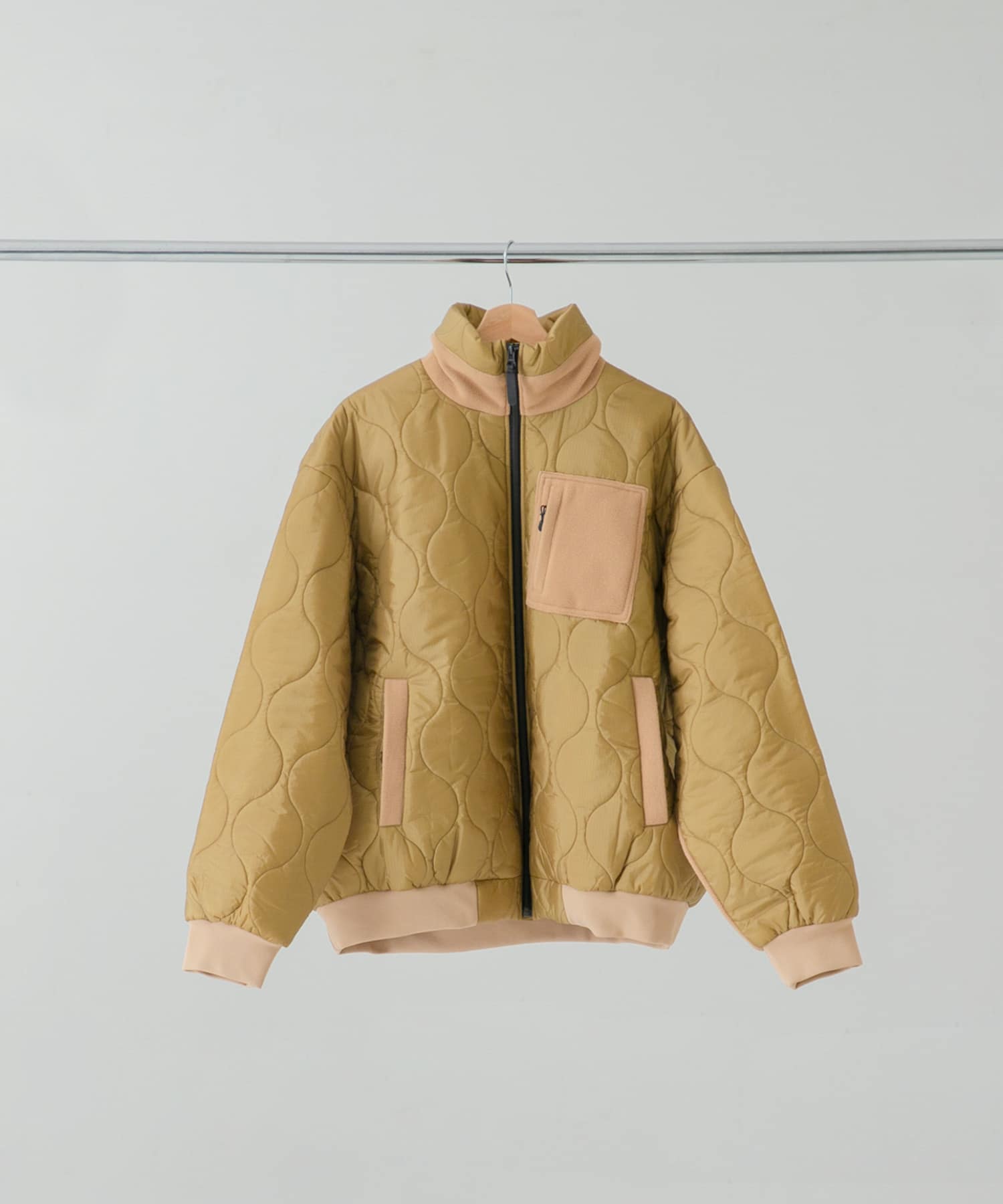 SFC　QUILTED PUFF JACKET KHA/BEG L