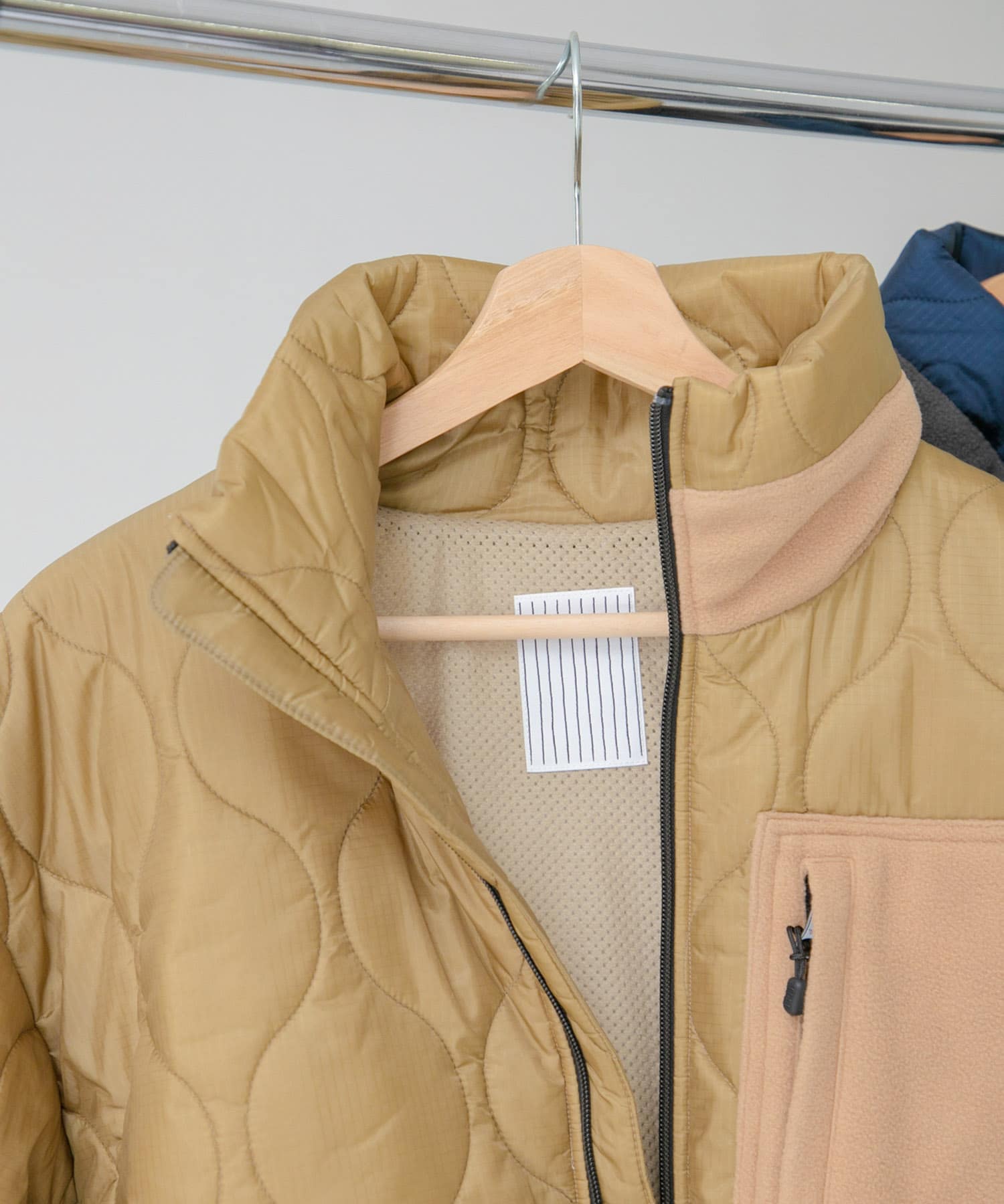 SFC　QUILTED PUFF JACKET KHA/BEG L