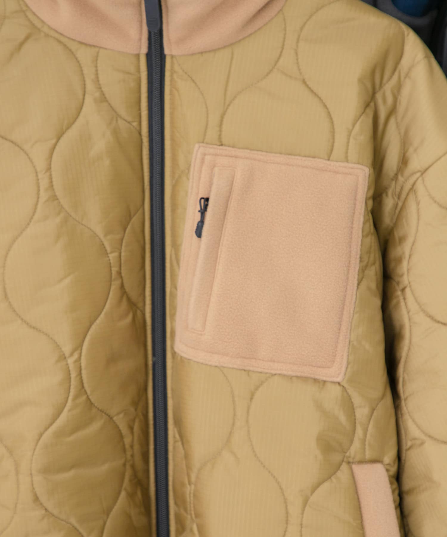 SFC　QUILTED PUFF JACKET KHA/BEG L
