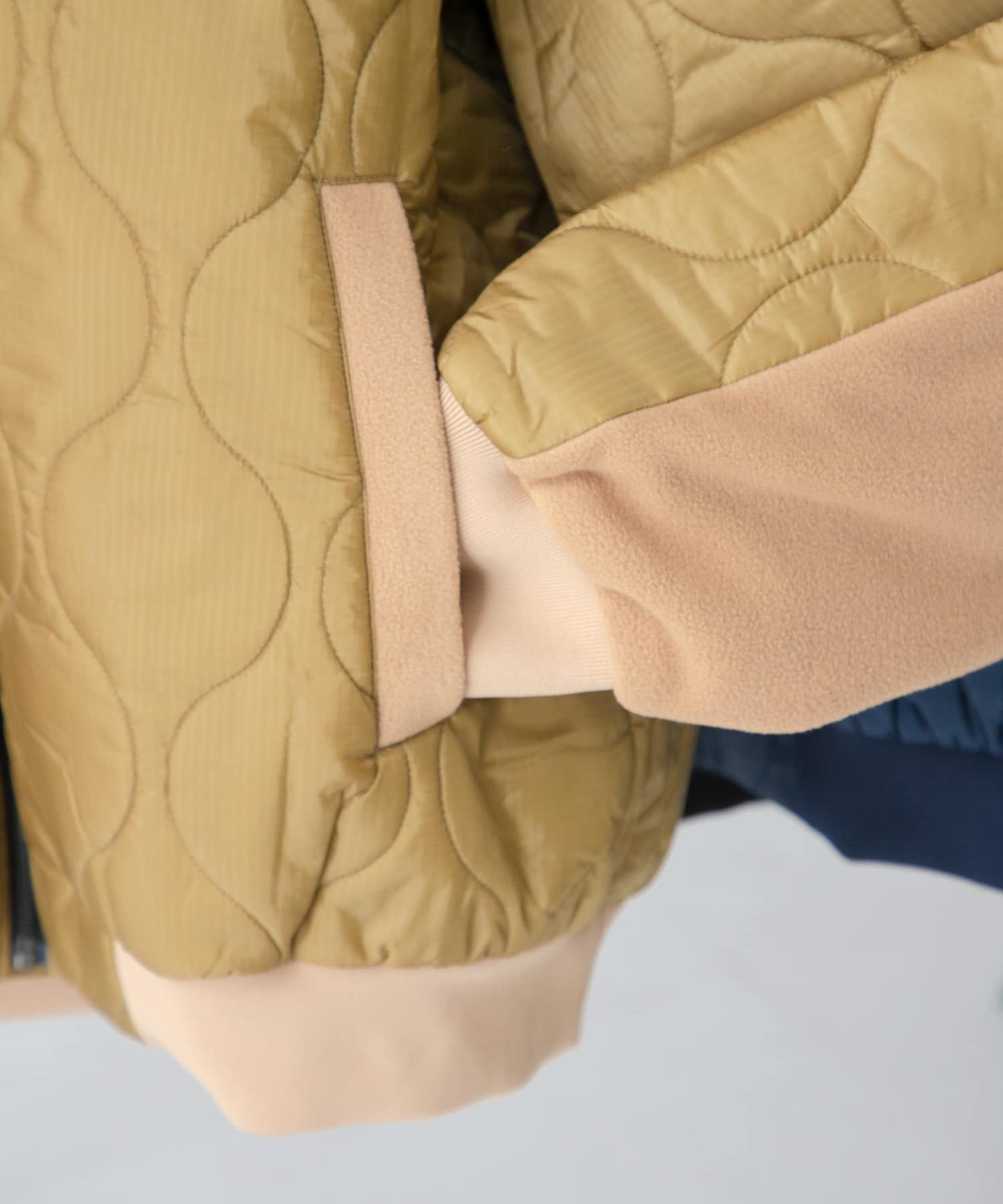 SFC　QUILTED PUFF JACKET KHA/BEG L