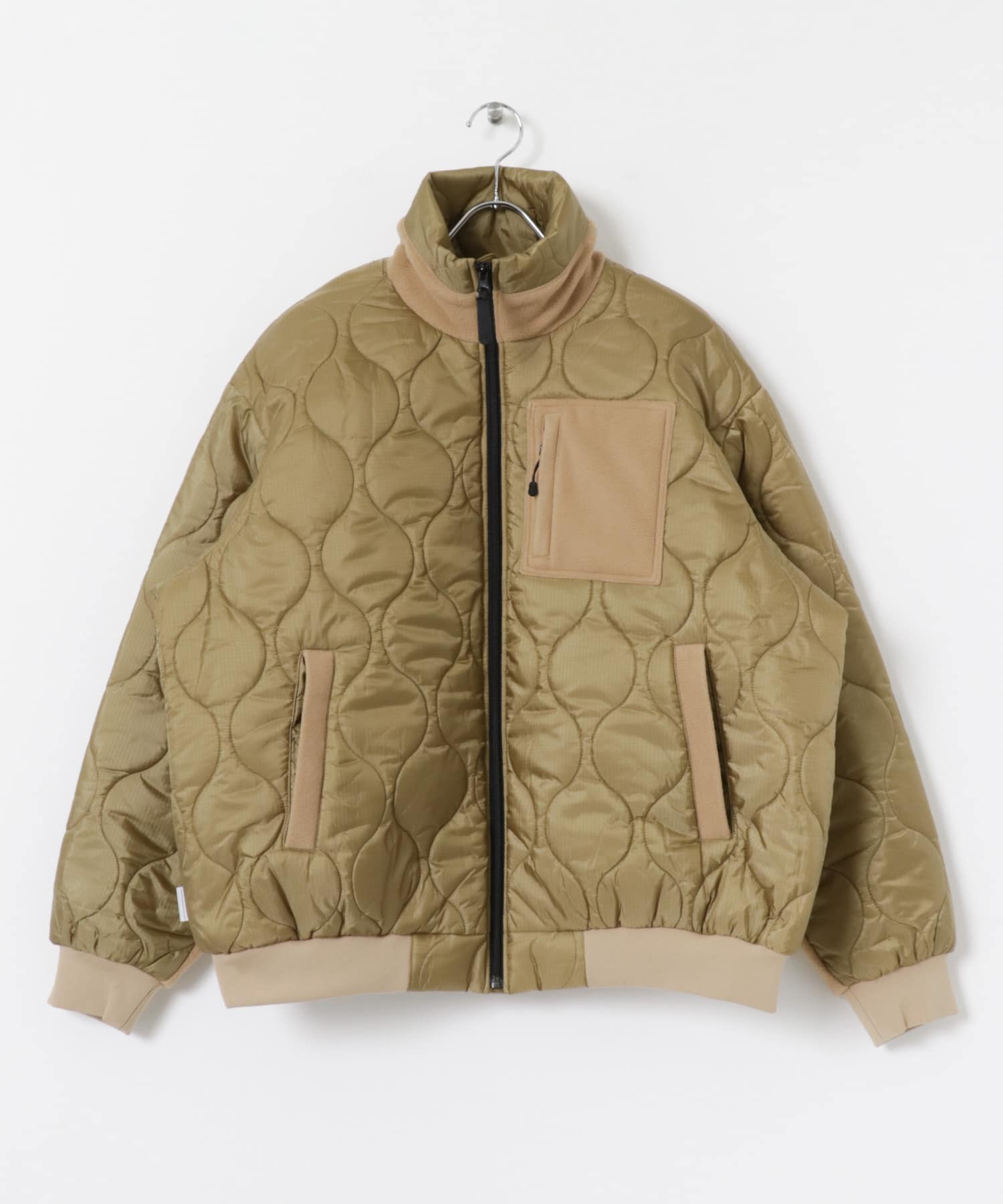 SFC　QUILTED PUFF JACKET KHA/BEG L