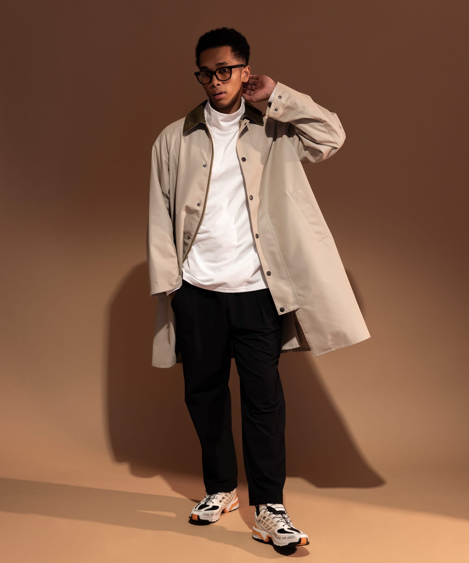 model身長：184cm 着用サイズ：38