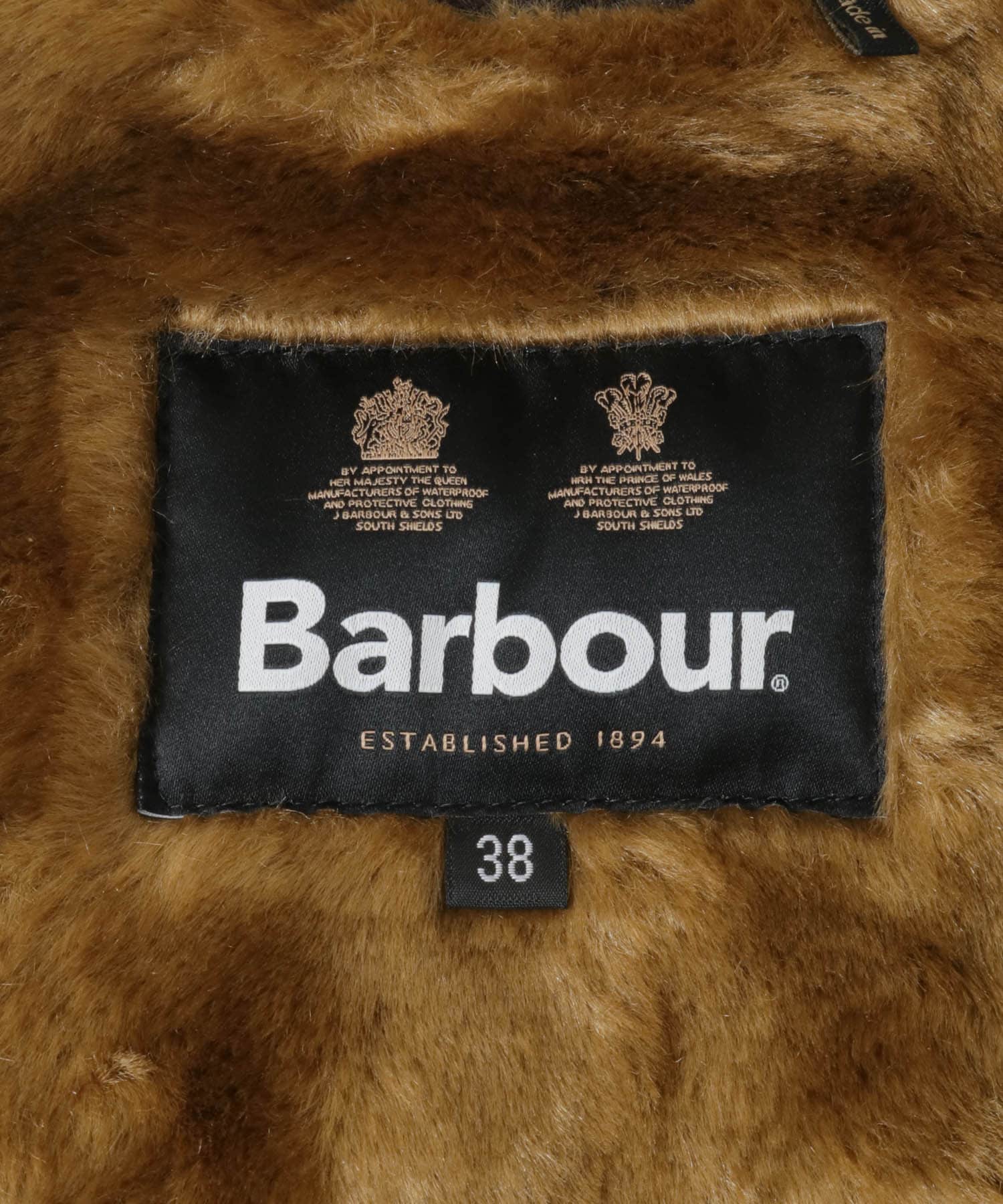 Barbour　waistcoat zip-in liner Brown 38