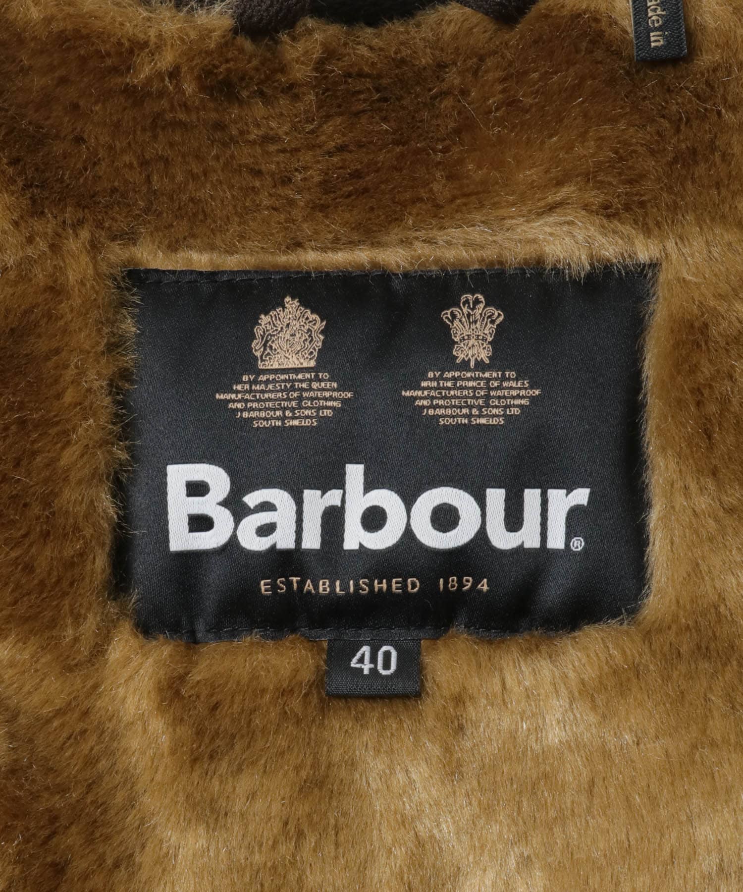 Barbour　waistcoat zip-in liner Brown 40