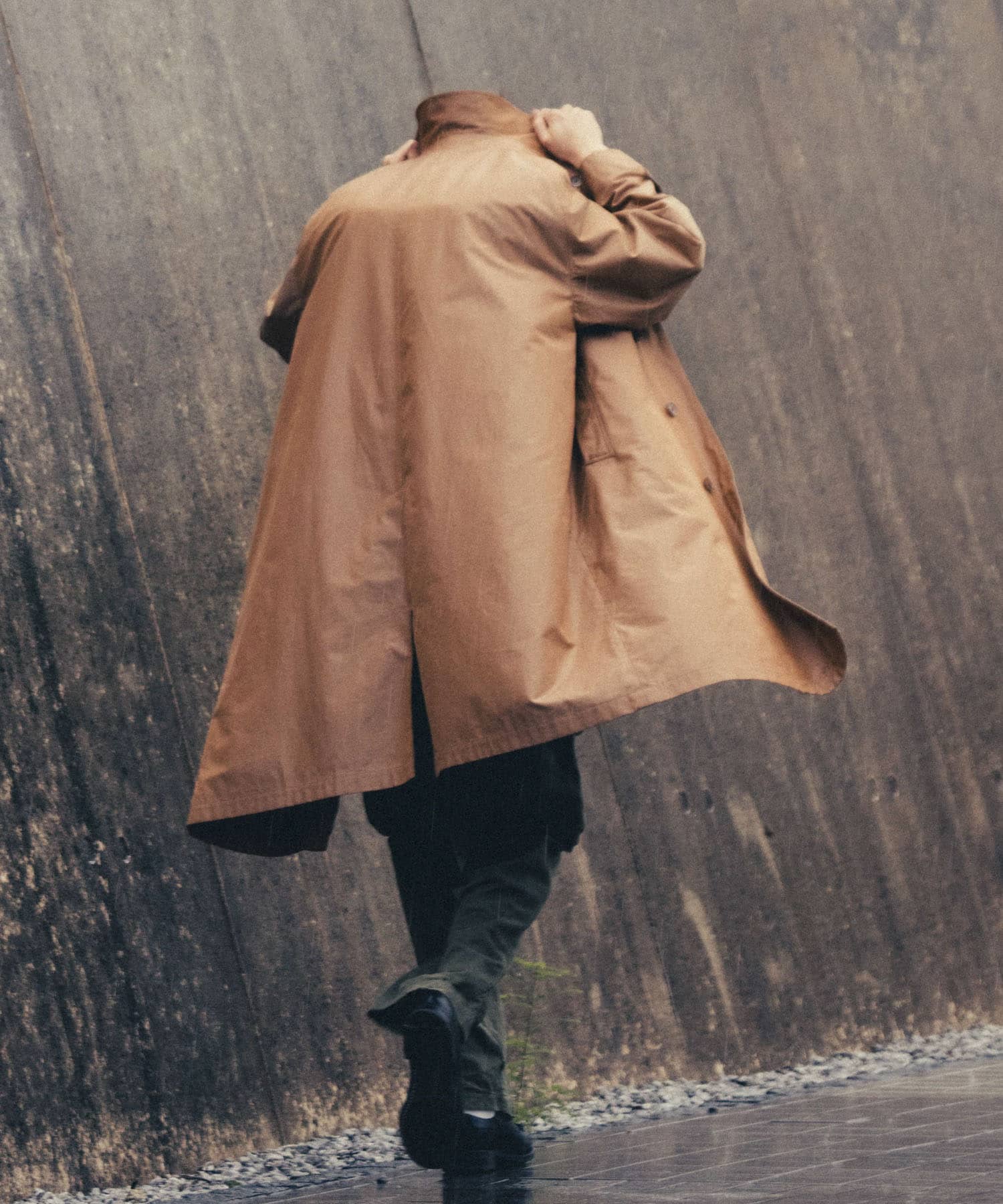 A PRESSE　Balmacaan Coat