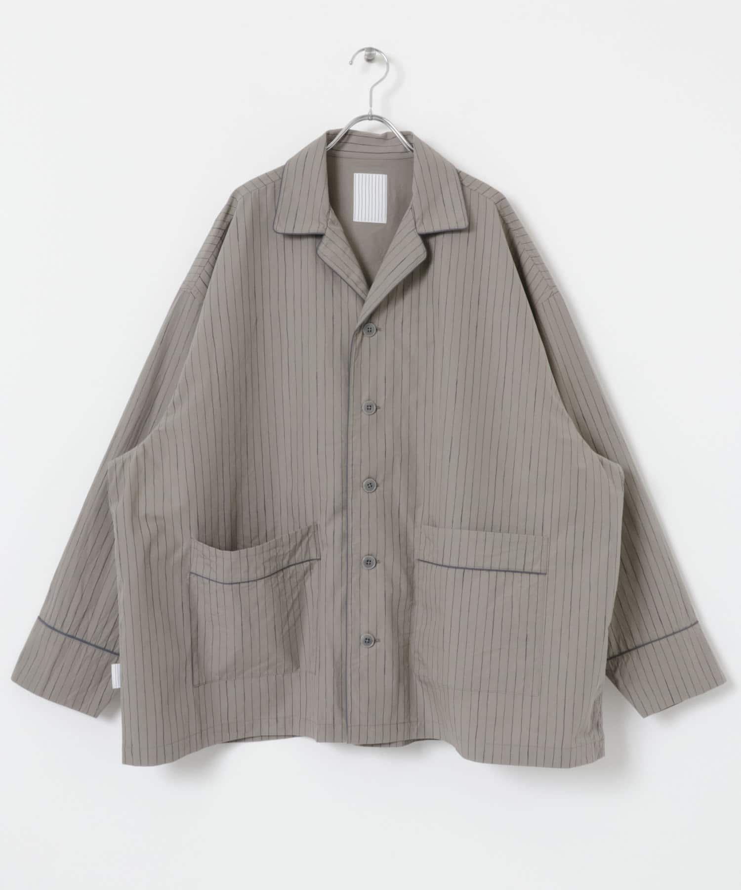 SFC OPEN COLLAR STRIPES SHIRTS(L BEIGE): トップス｜URBAN RESEARCH