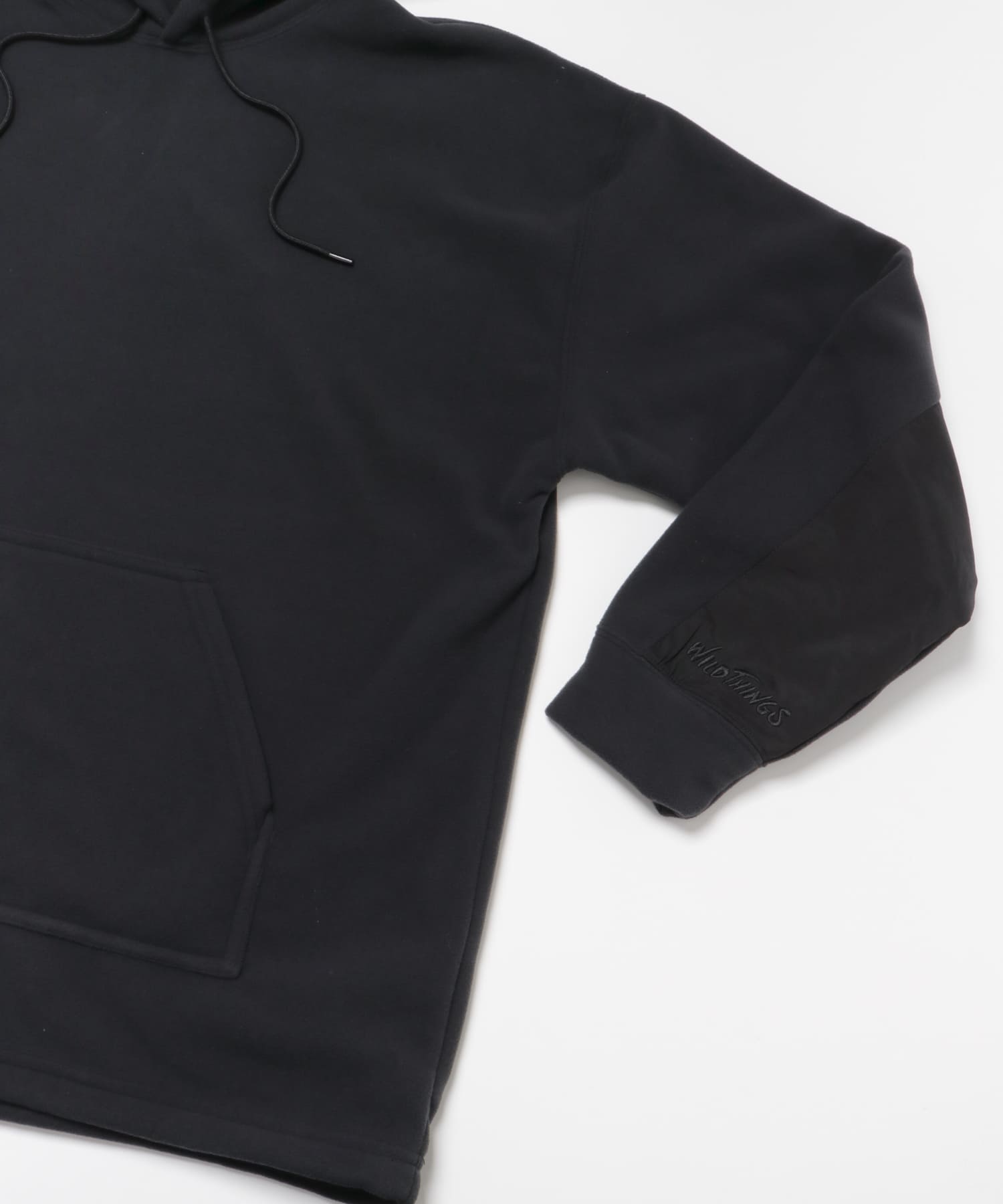 WILDTHINGS×LAKE SEEKERS　POLARTEC DRAWSTRING HOOD Black M