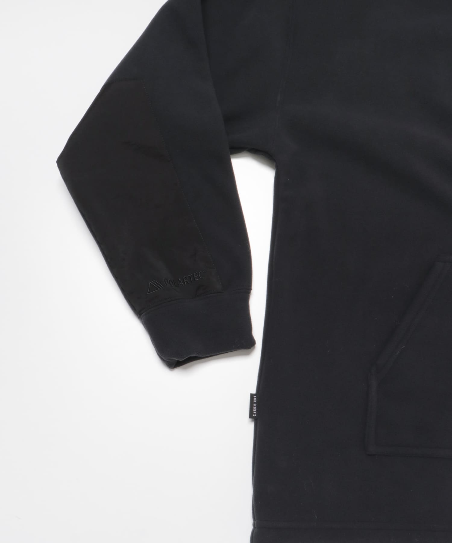 WILDTHINGS×LAKE SEEKERS　POLARTEC DRAWSTRING HOOD Black M