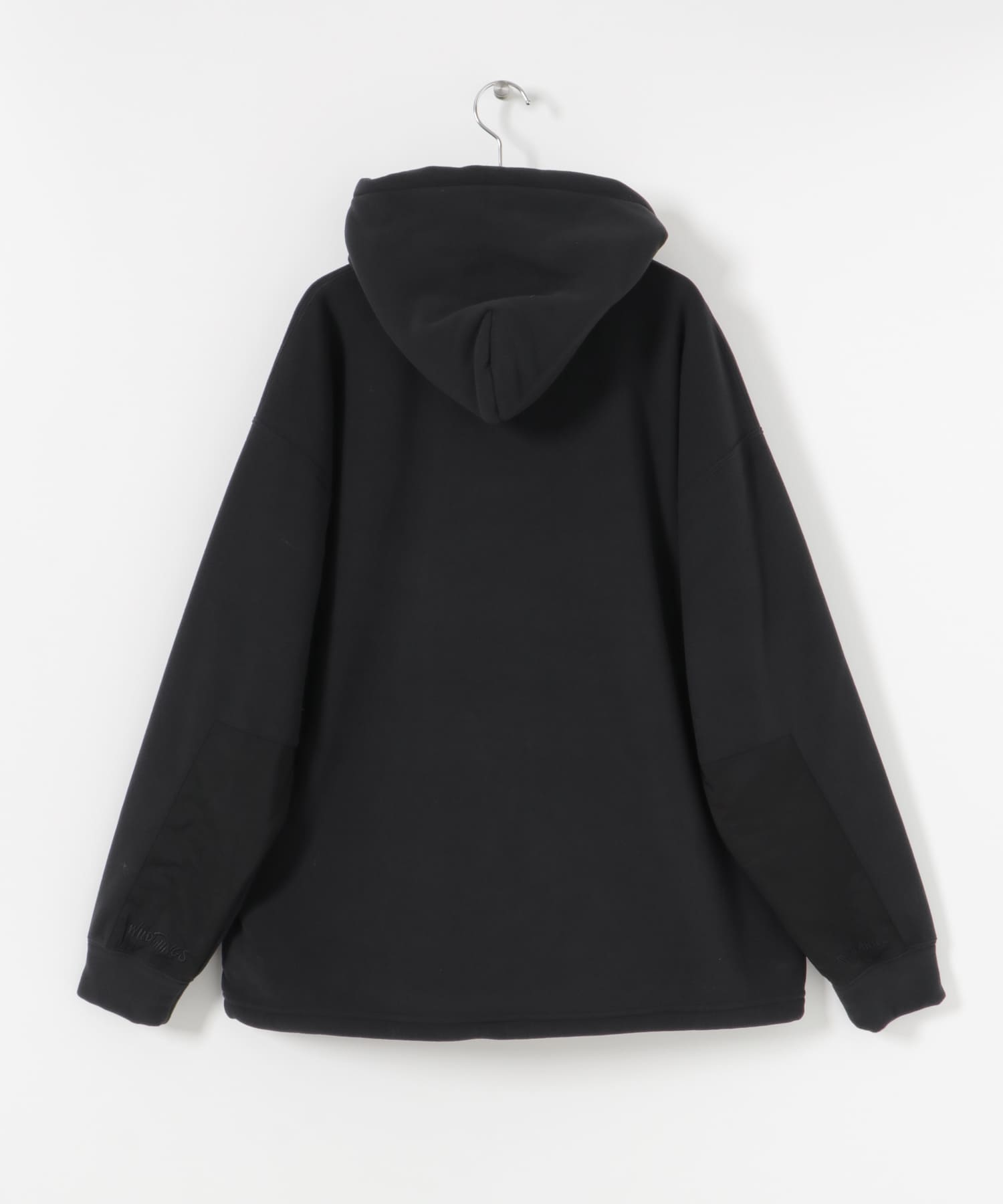 WILDTHINGS×LAKE SEEKERS　POLARTEC DRAWSTRING HOOD Black M