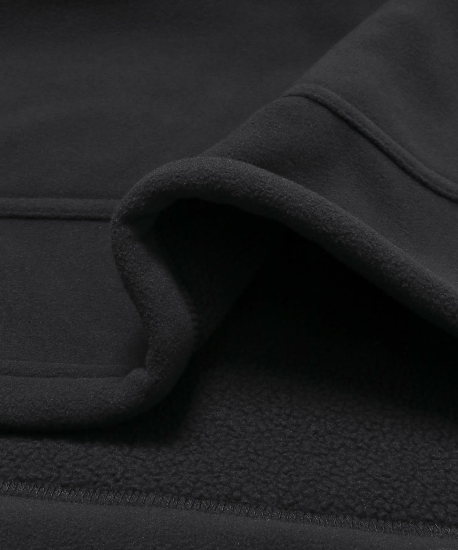 WILDTHINGS×LAKE SEEKERS　POLARTEC DRAWSTRING HOOD Black M