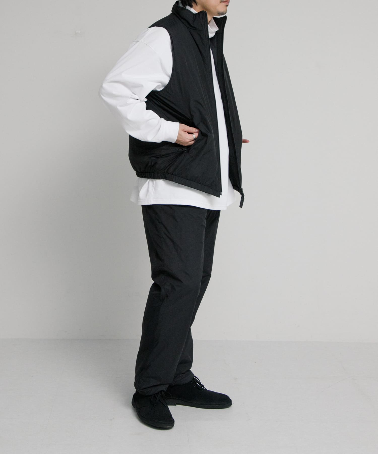 model身長：174cm 着用サイズ：L