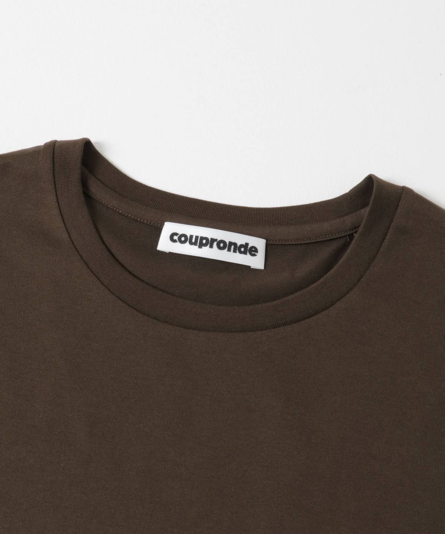 coupronde　SHORT SLEEVE T-SHIRTS SEPIABROWN 46