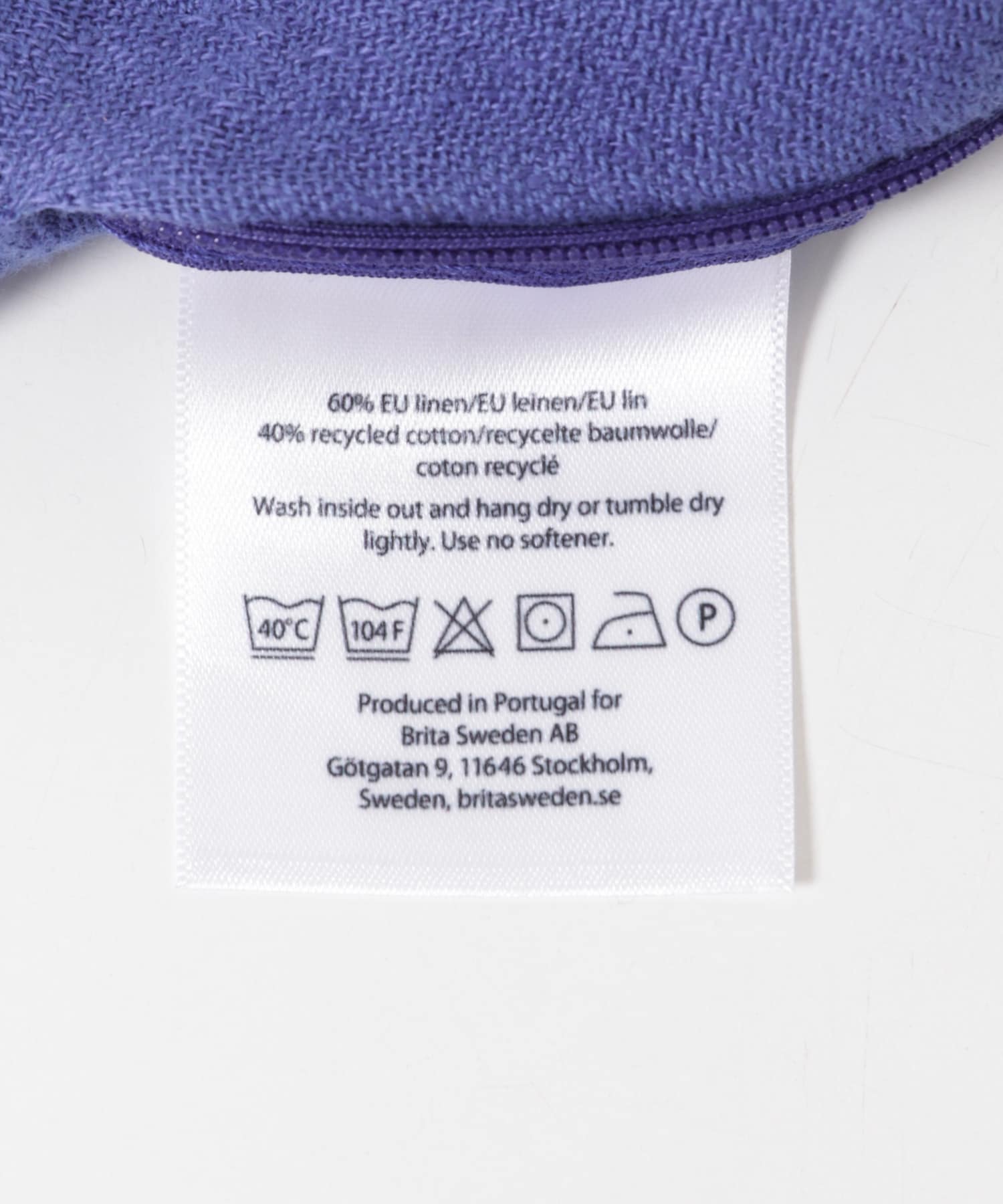 BRITA SWEDEN　EVY クッションカバー 50×50cm Cobalt -