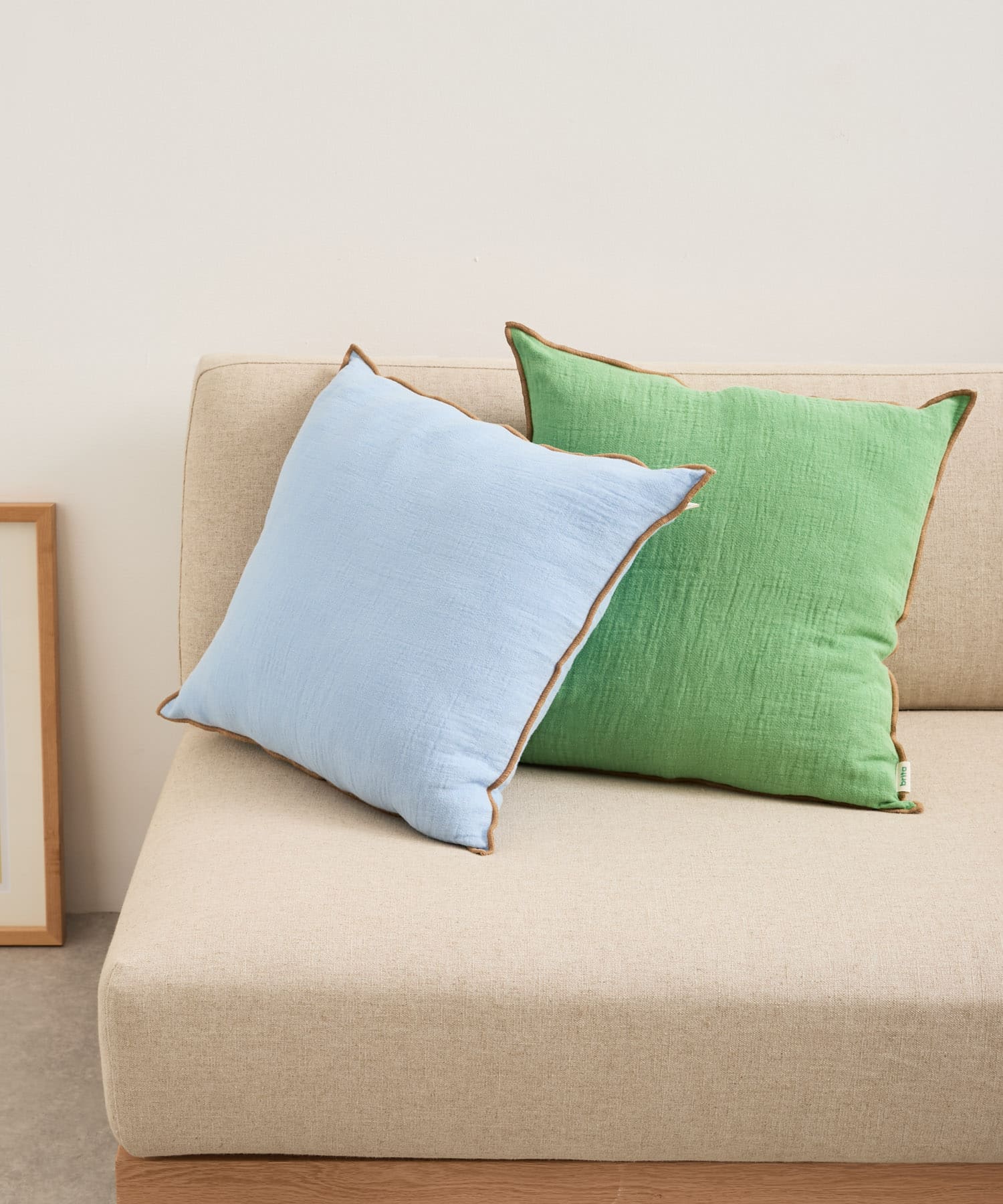 BRITA SWEDEN EVY クッションカバー 50×50cm(- Light Blue