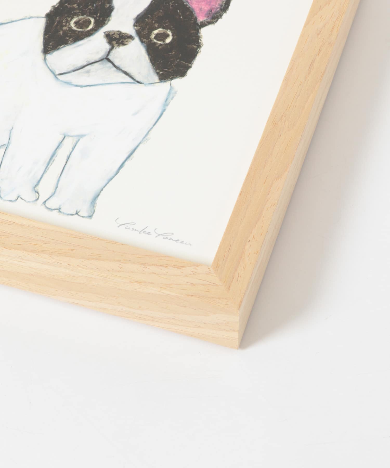 『WEB限定』a good view　フレンチブルドッグ 20×20 ナチュラル -