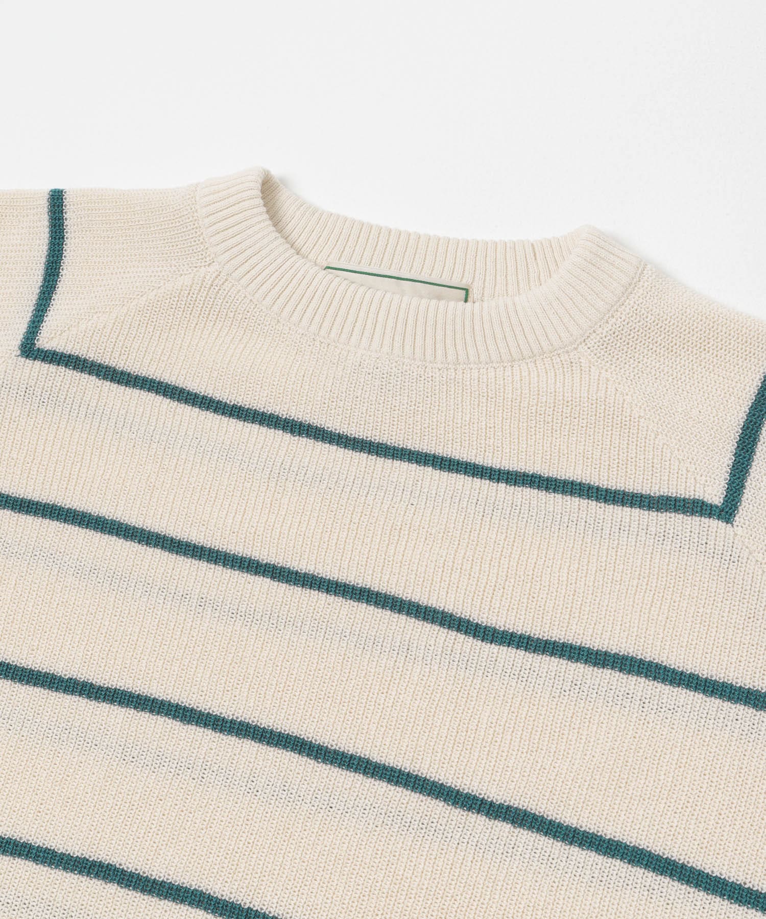 L.L.Bean JAPAN EDITION　SWANS ISLAND SWEATER ECRU/GRN M