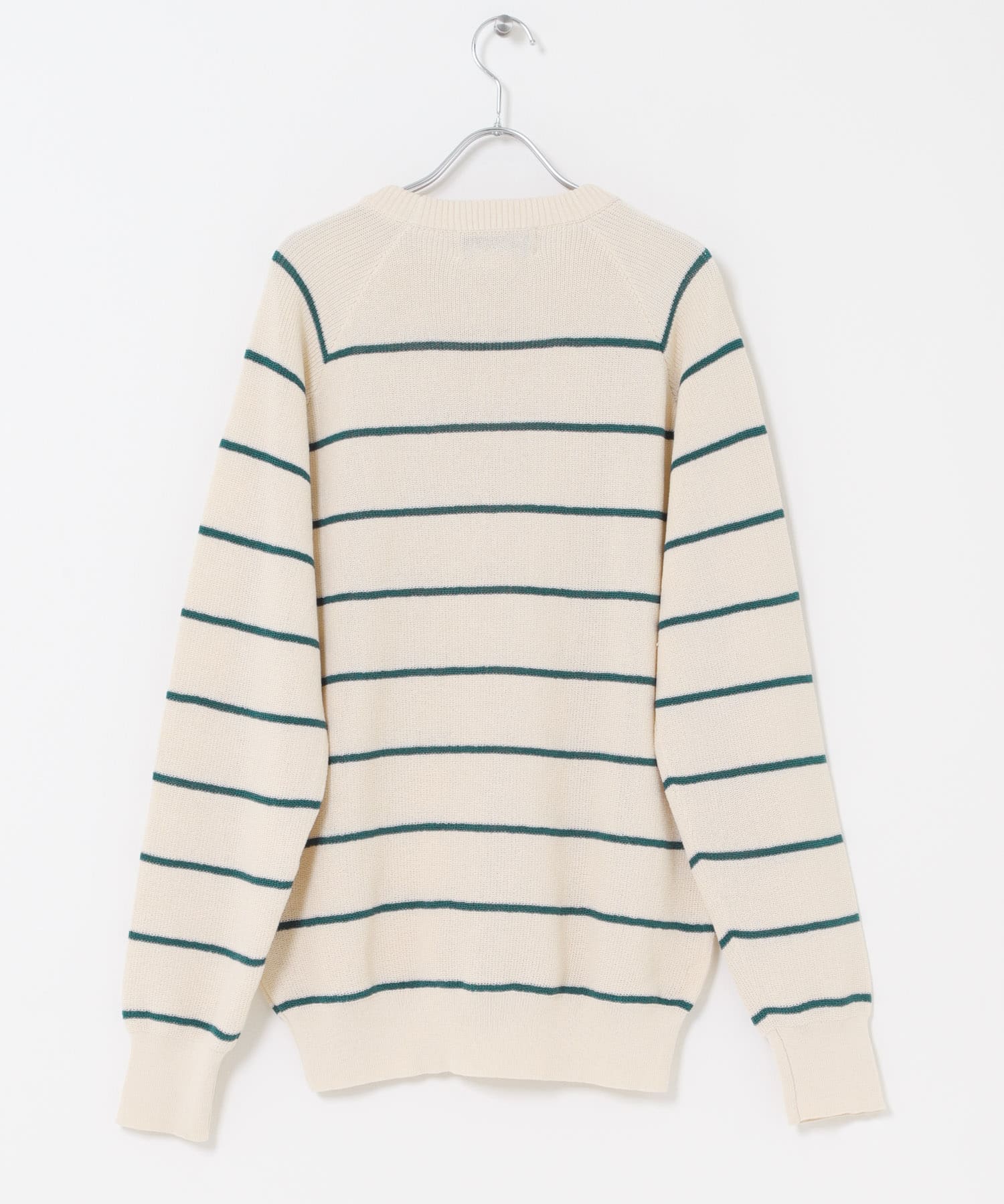 L.L.Bean JAPAN EDITION　SWANS ISLAND SWEATER ECRU/GRN M