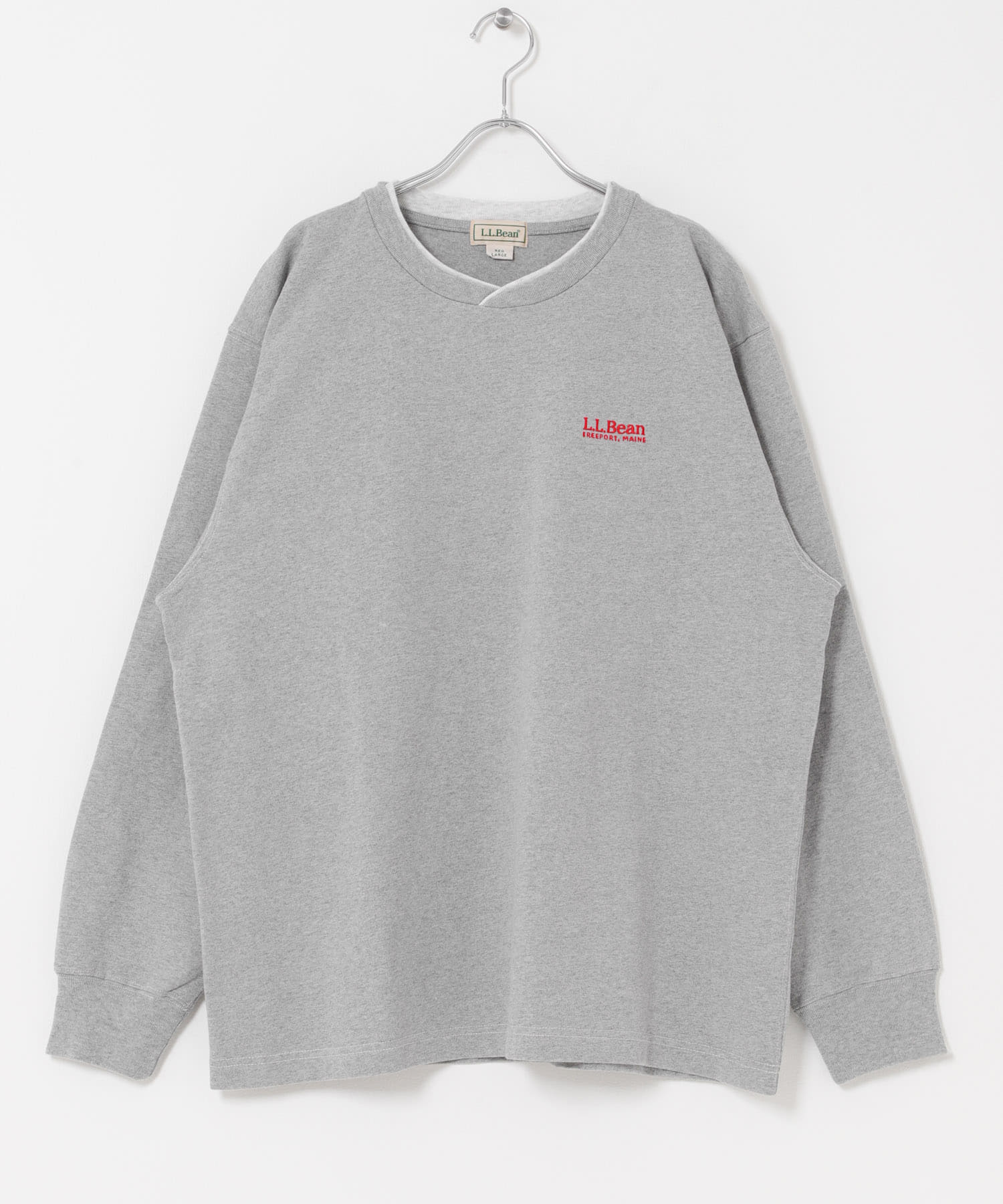 L.L.Bean JAPAN EDITION　UNION LONG SLEEVE T-SHIRTS TOP GREY M