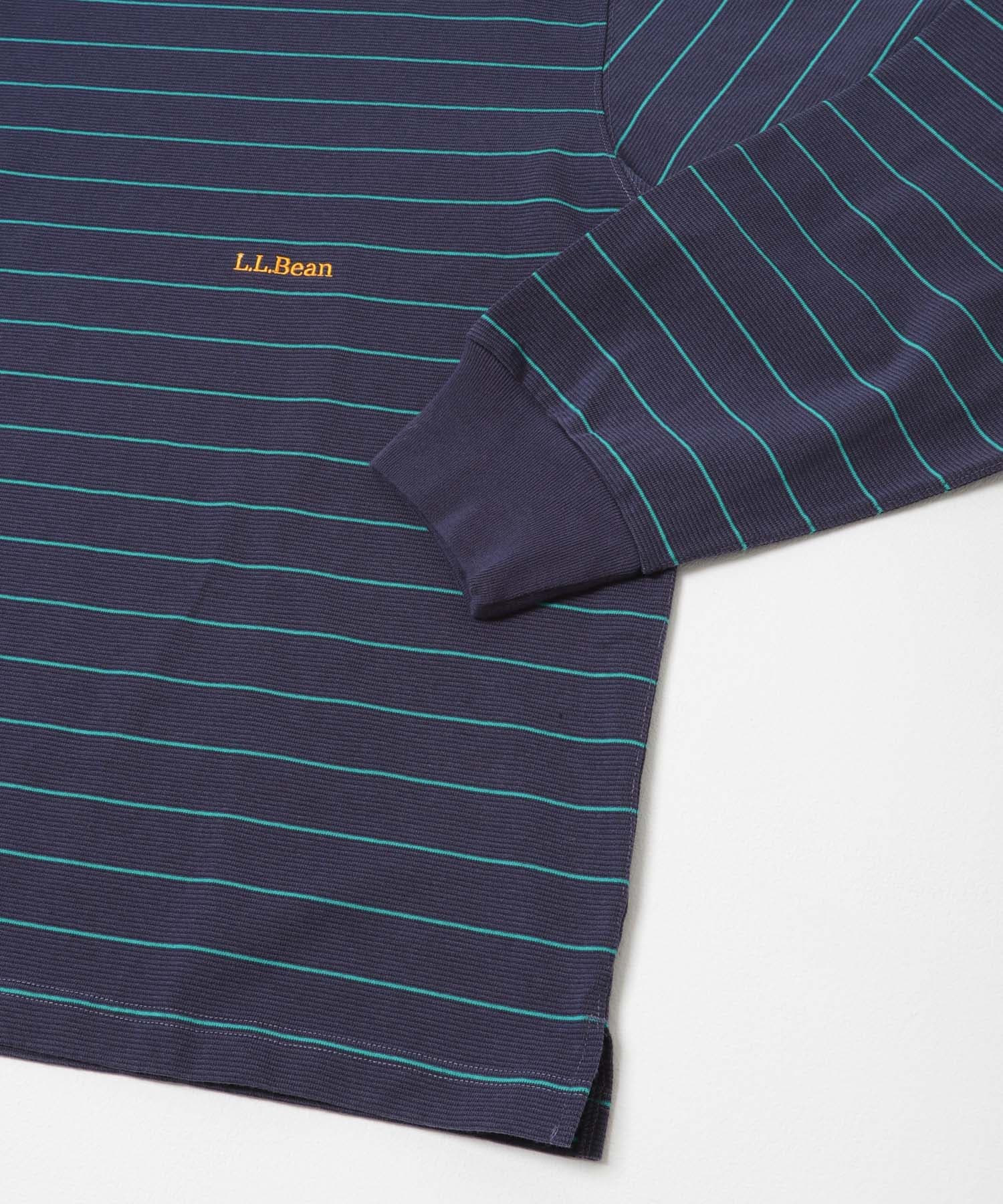 L.L.Bean JAPAN EDITION　UNION LONG SLEEVE STRIPE T-SHIRTS NAVY/TEAL M
