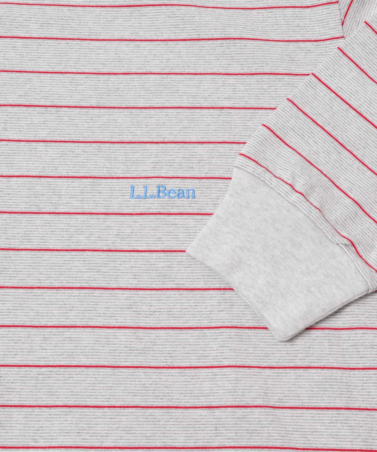 L.L.Bean JAPAN EDITION　UNION LONG SLEEVE STRIPE T-SHIRTS T GREY/RED M