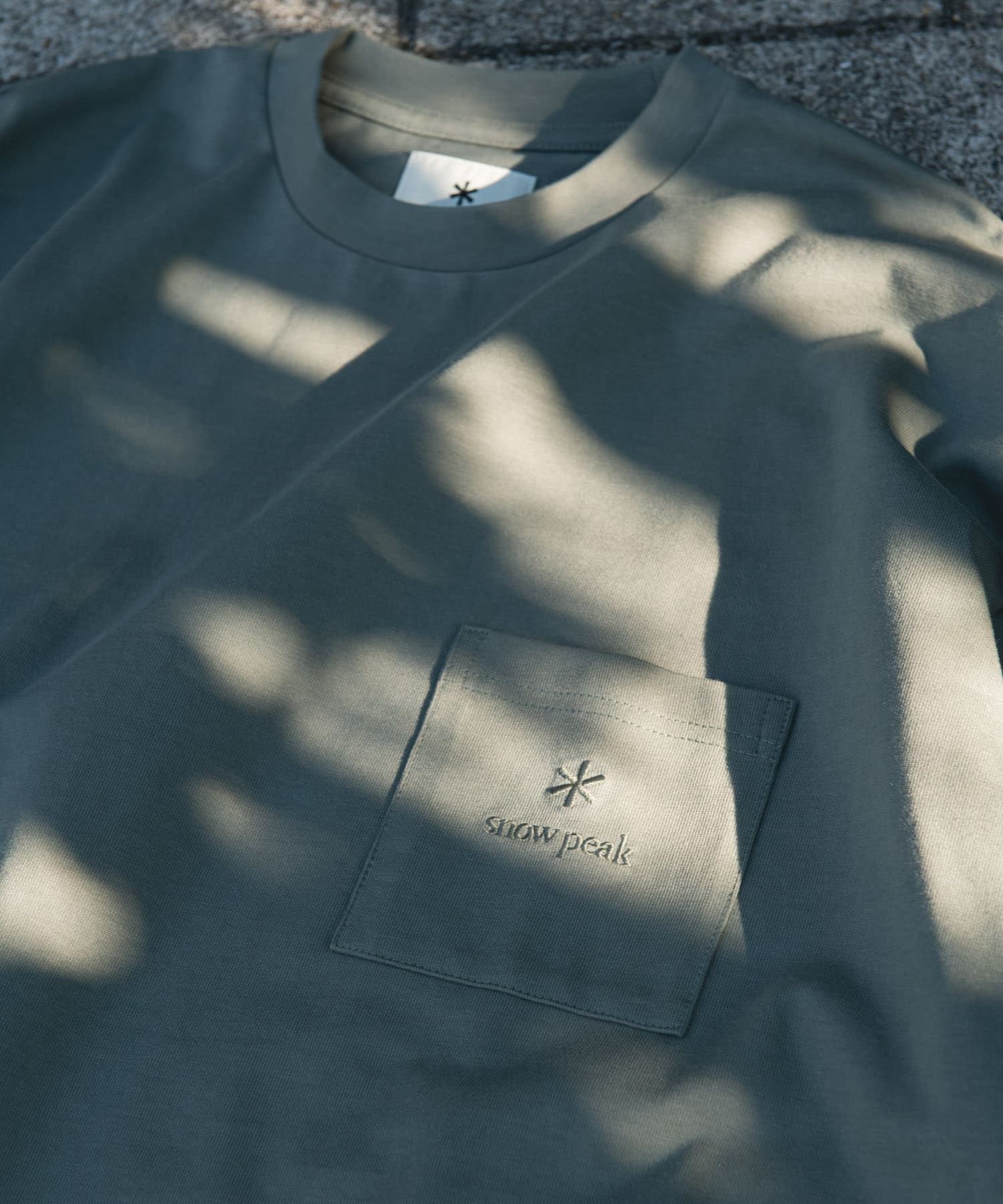 『別注』Snow Peak Apparel×DOORS　POCKET LOGO LONG-SLEEVE T-SHIRTS FOLIAGE M