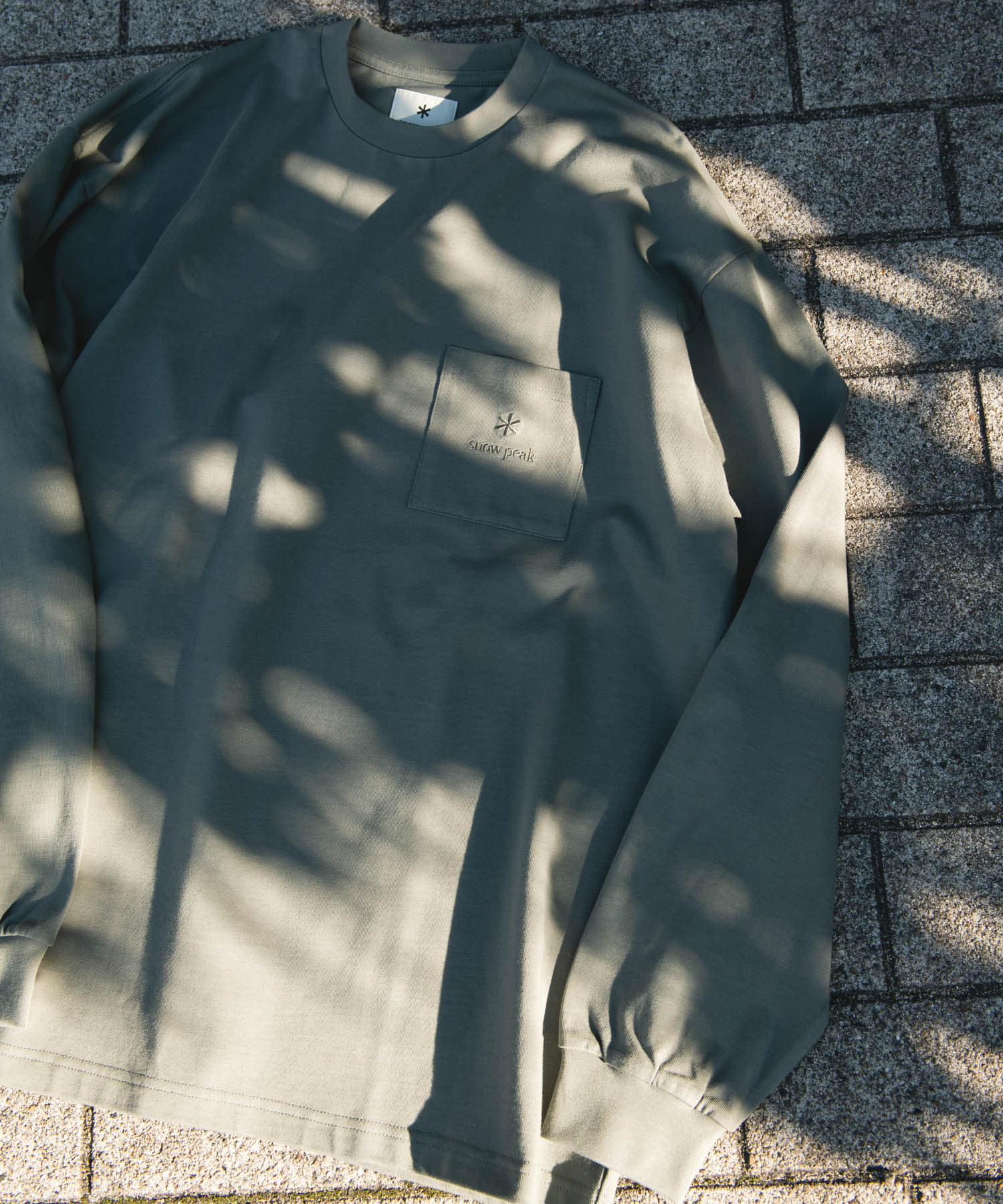 『別注』Snow Peak Apparel×DOORS　POCKET LOGO LONG-SLEEVE T-SHIRTS FOLIAGE M