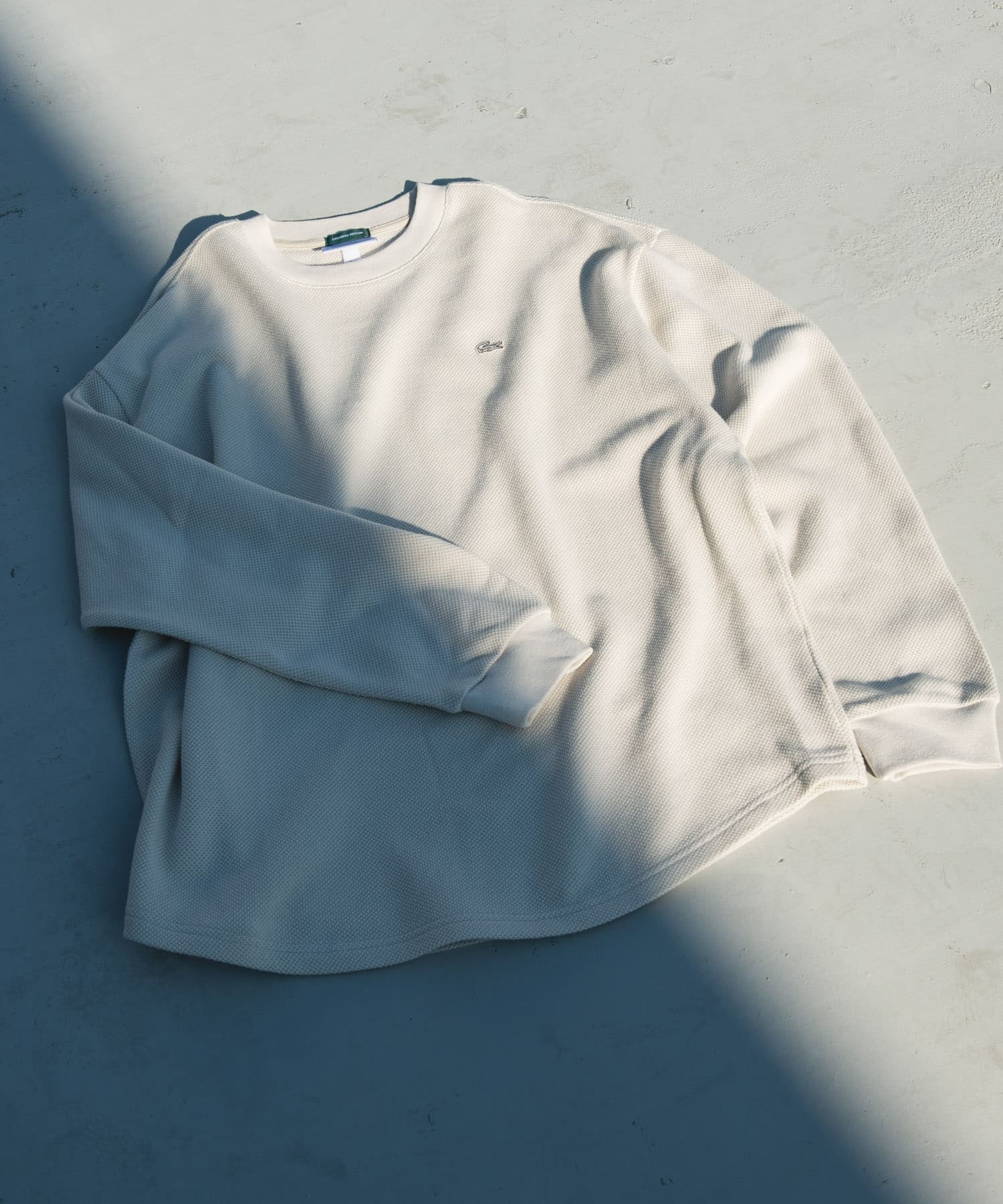 『別注』LACOSTE×DOORS　THICK PIQUE ROUND LONG-SLEEVE HAMMAM 3