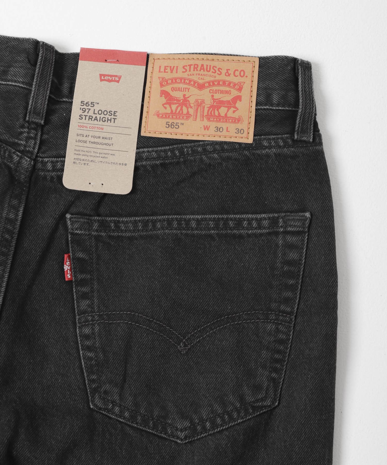 LEVI’S　565 97 LOOSE STRAIGHT BLACK 28