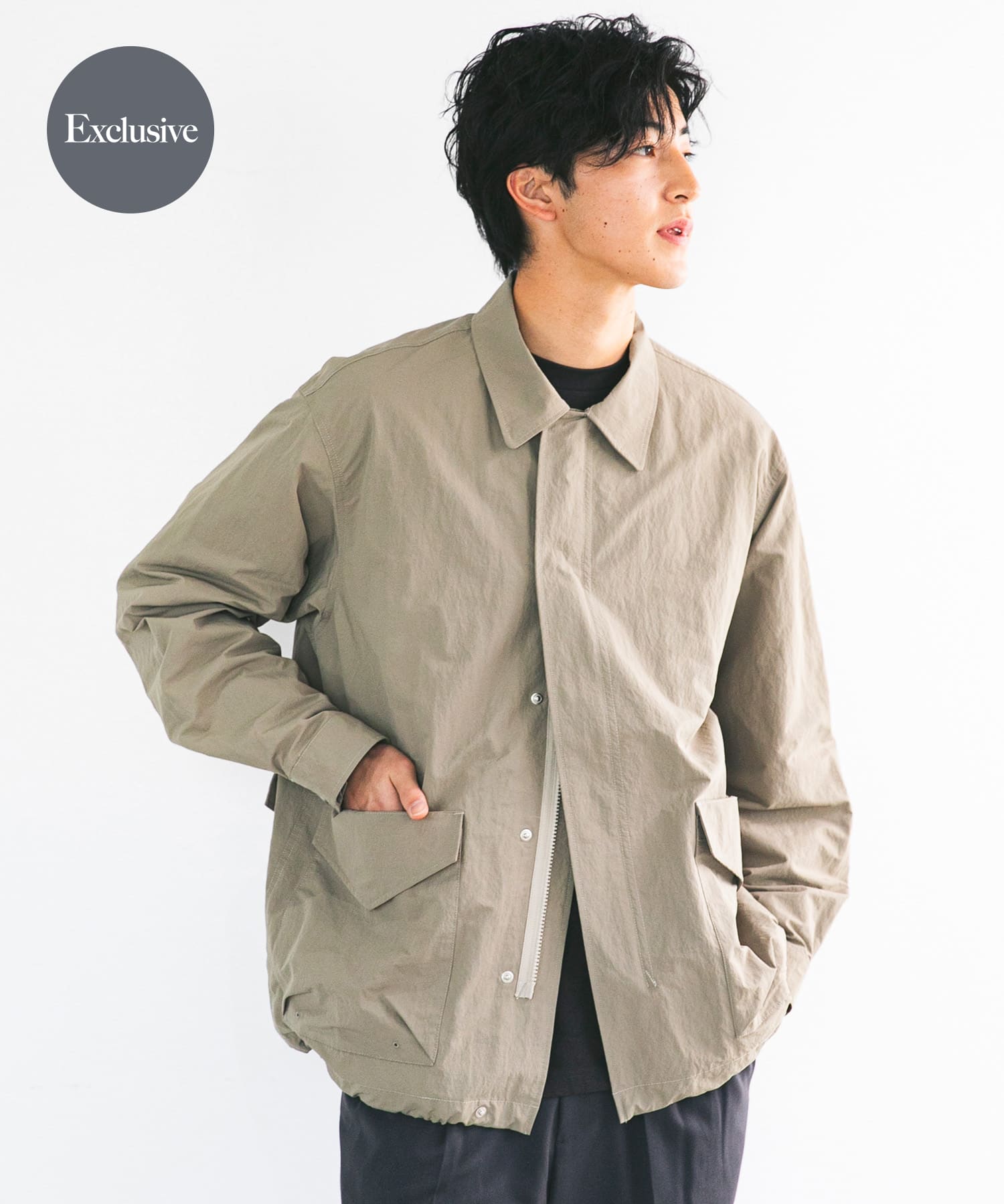 『別注』Snow Peak Apparel×DOORS　NYLON WASHER JACKET