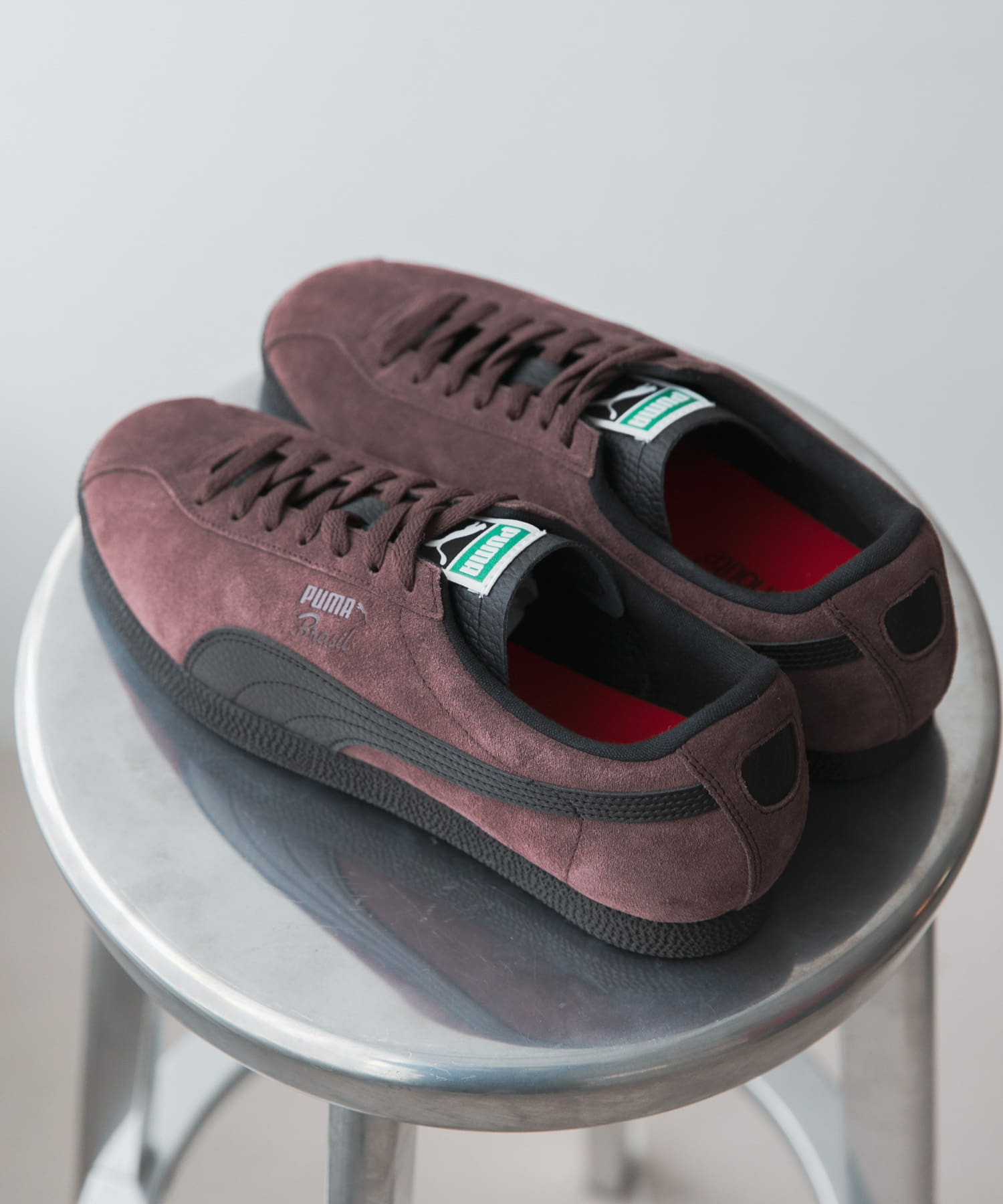 PUMA　EXCLUSIVE BRASIL LTH BROWN 25.5