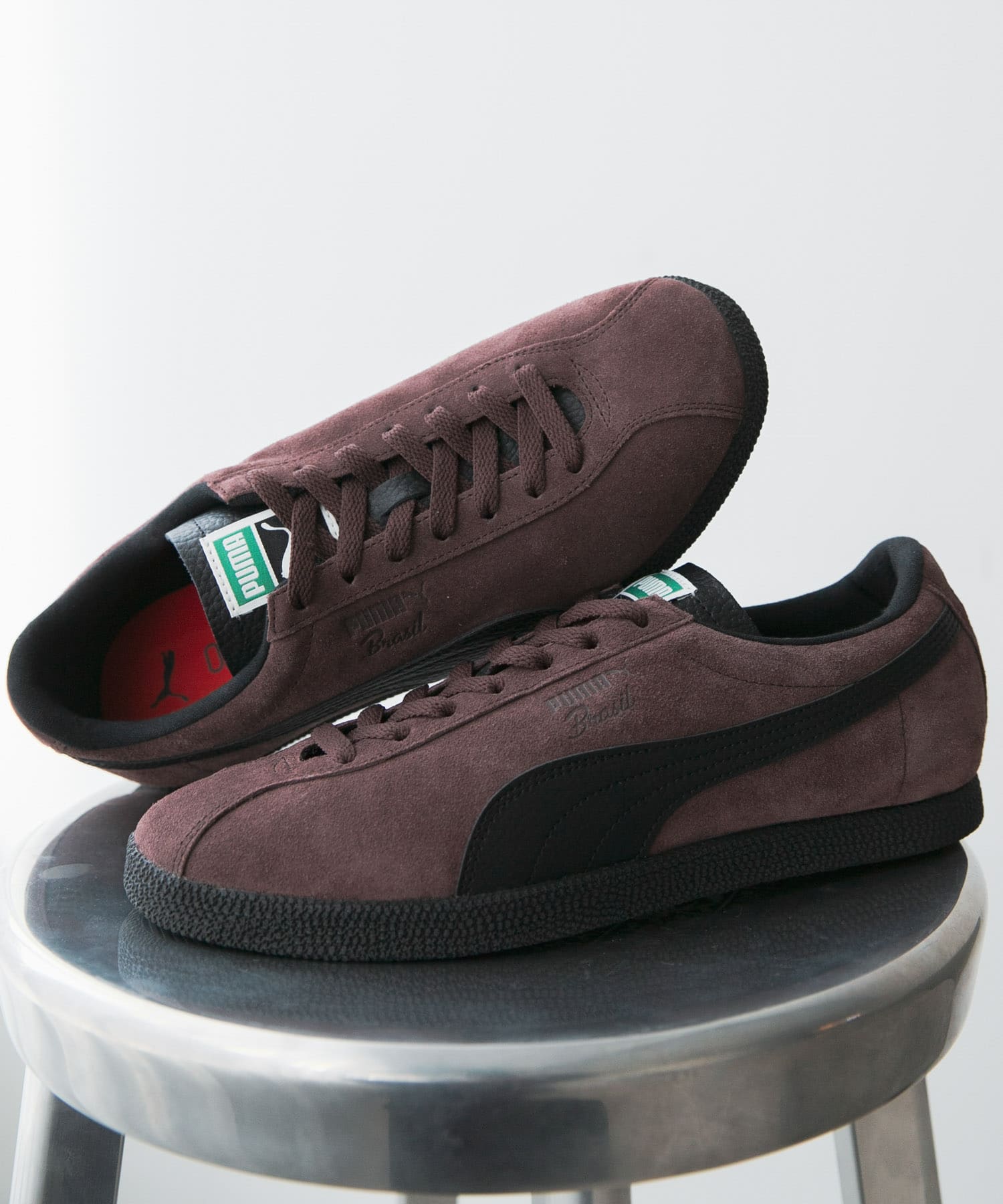 PUMA　EXCLUSIVE BRASIL LTH BROWN 25.5